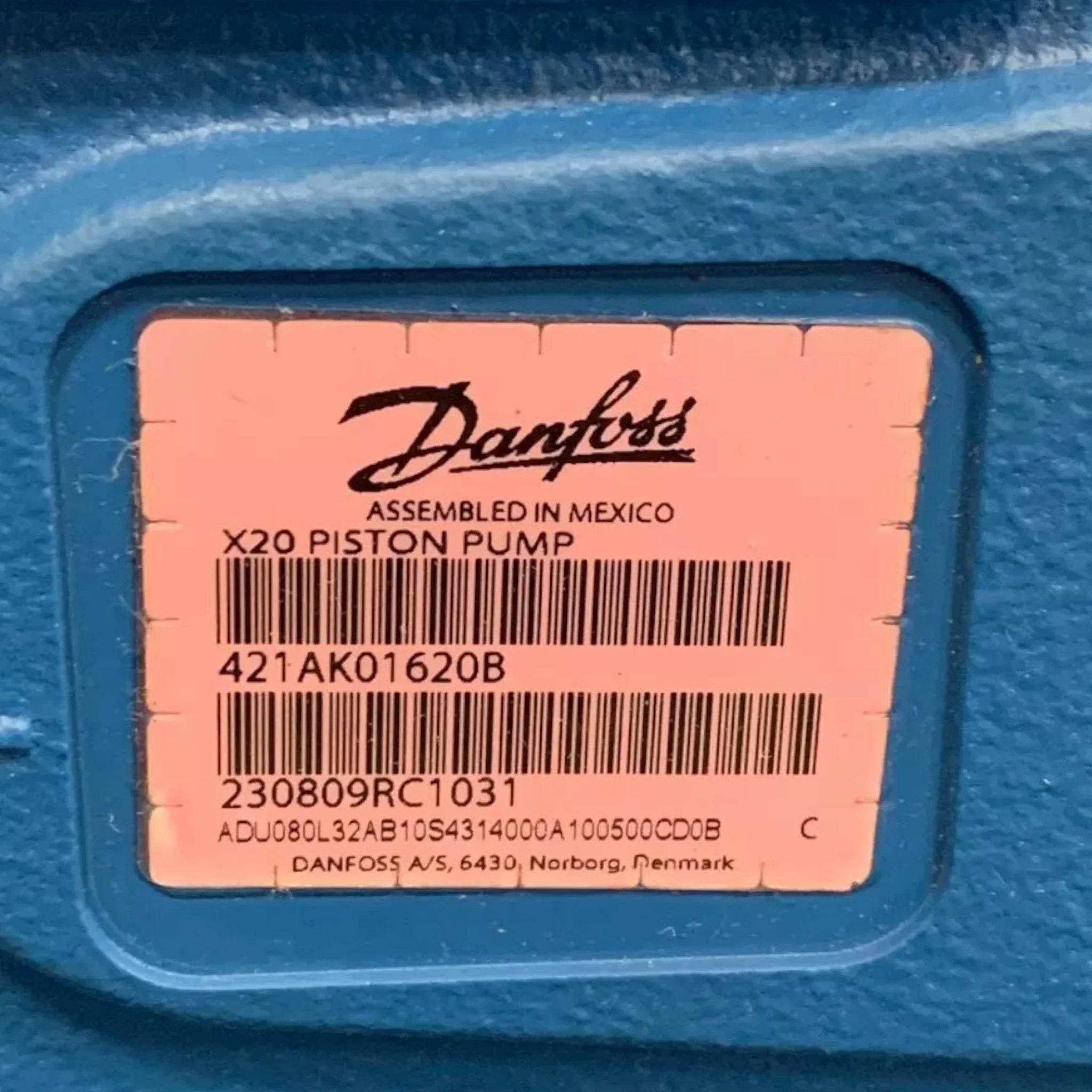 421AK01620B Genuine Danfoss Piston Pump X20