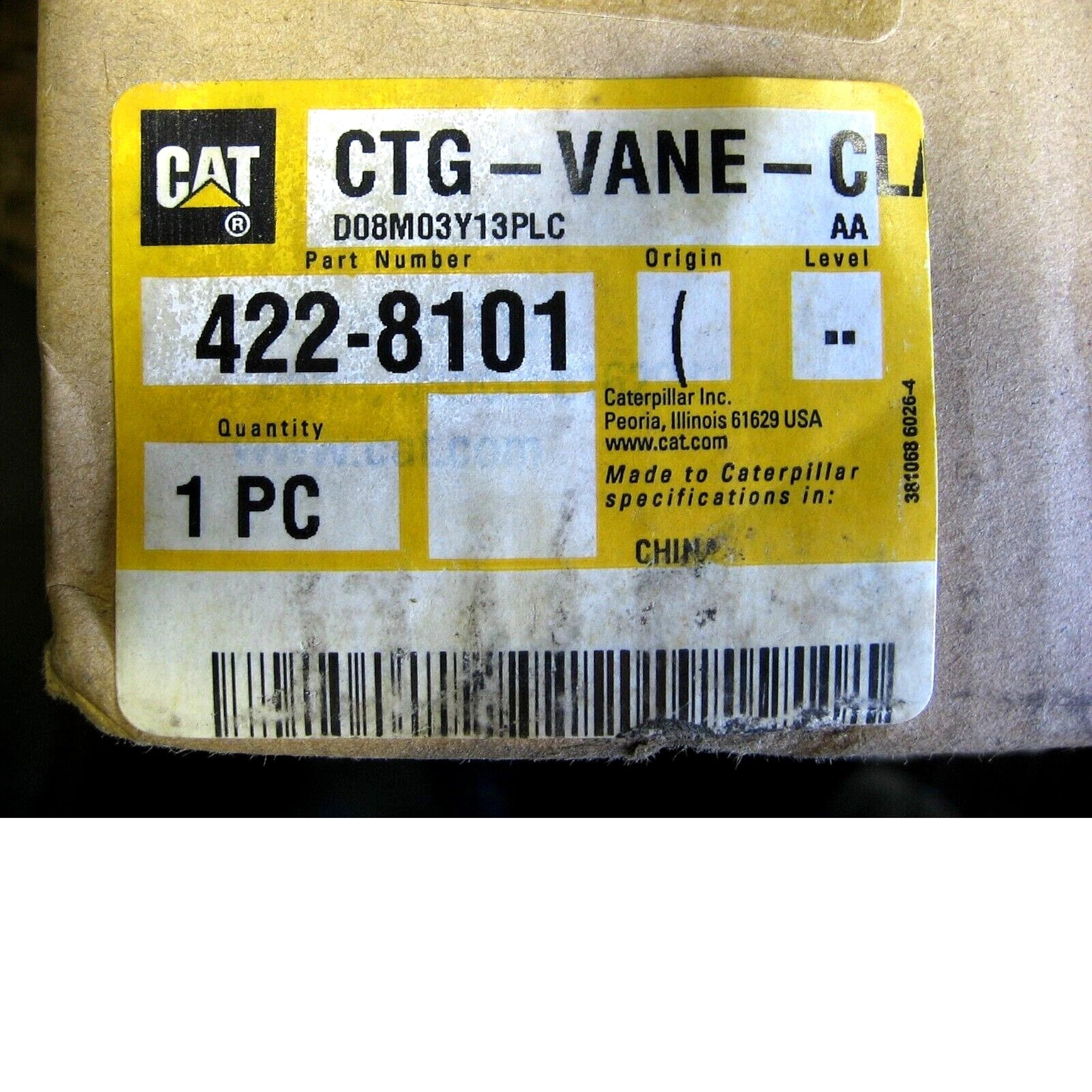 4228101 CAT Vane Pump Cartridge