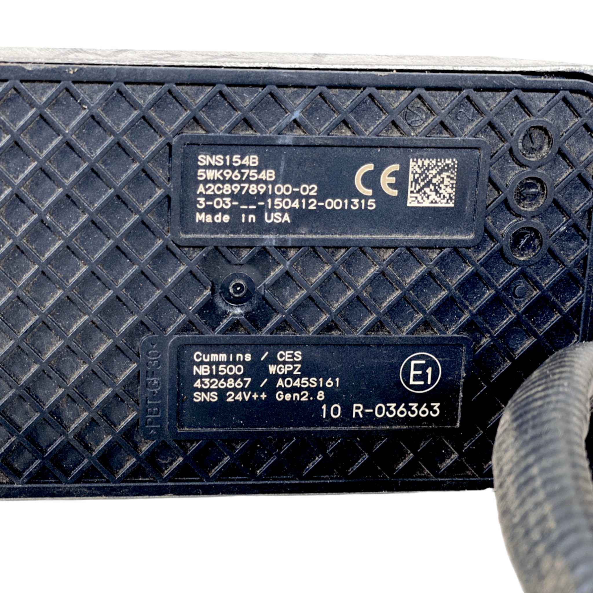 4326867RX Genuine Cummins Nitrogen Oxide Nox Sensor For Epa13 8.9 Isc/Isl - ADVANCED TRUCK PARTS