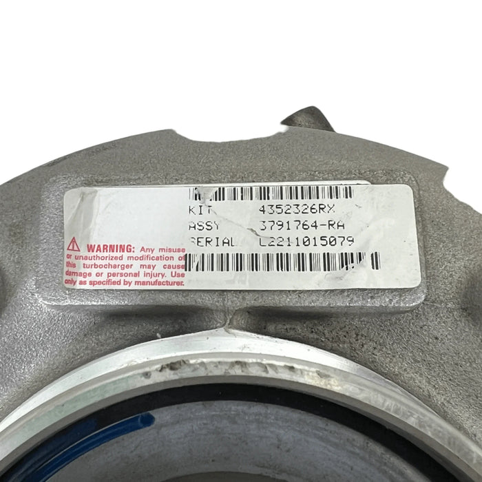 4352326RX Genuine Cummins Turbocharger Kit Vgt He351Ve