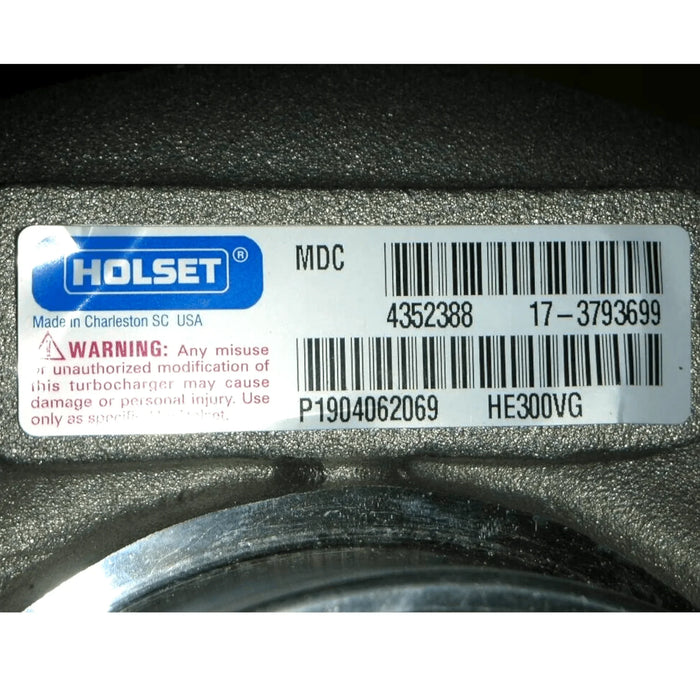 4352388 Genuine Cummins Turbocharger HE300VG