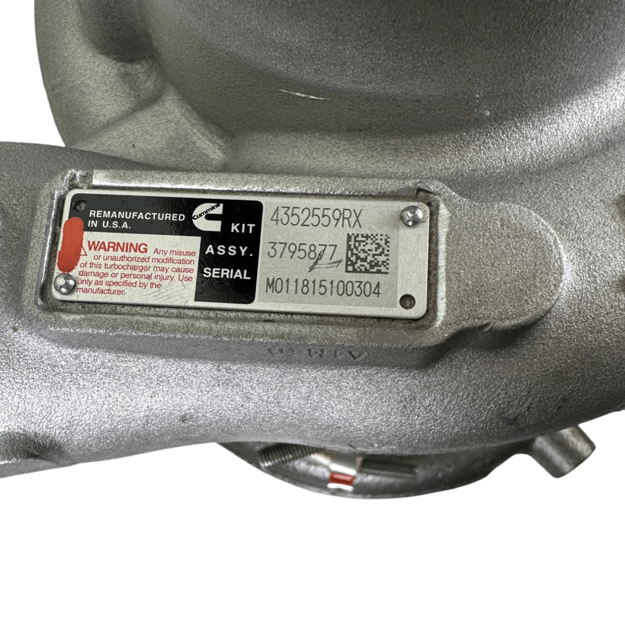 4352561Rx Genuine Cummins Icp Turbocharger Turbo Kit He400Vg