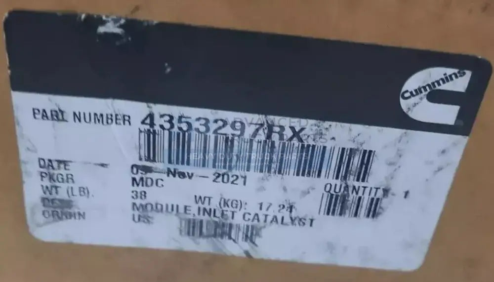 5287237 Genuine Cummins Inlet Catalyst Module