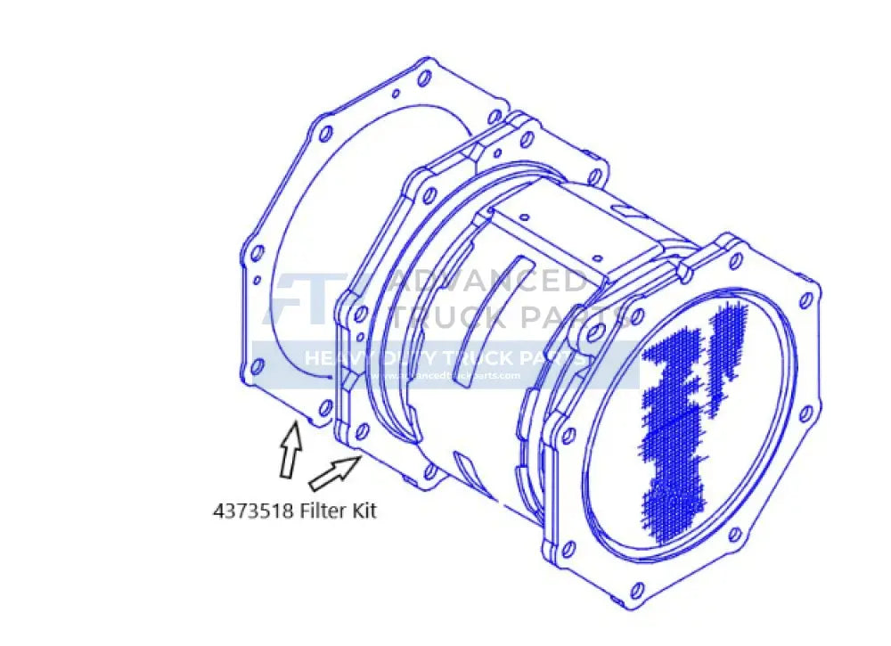 4373518 Genuine CAT DPF Diesel Particulate Filter Kit - DPF Filters