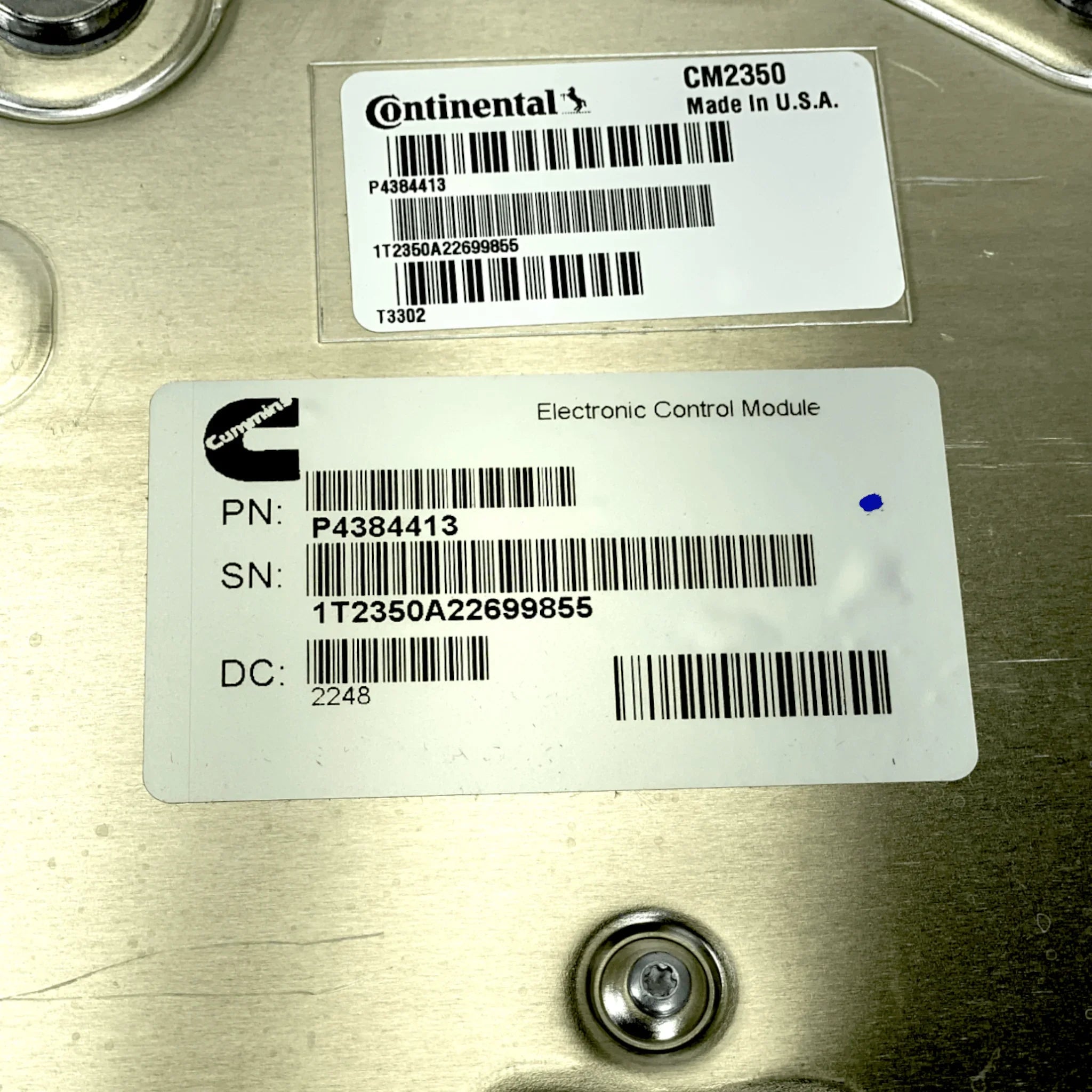 4384413 Genuine Cummins Ecm Electronic Control Module 4359167