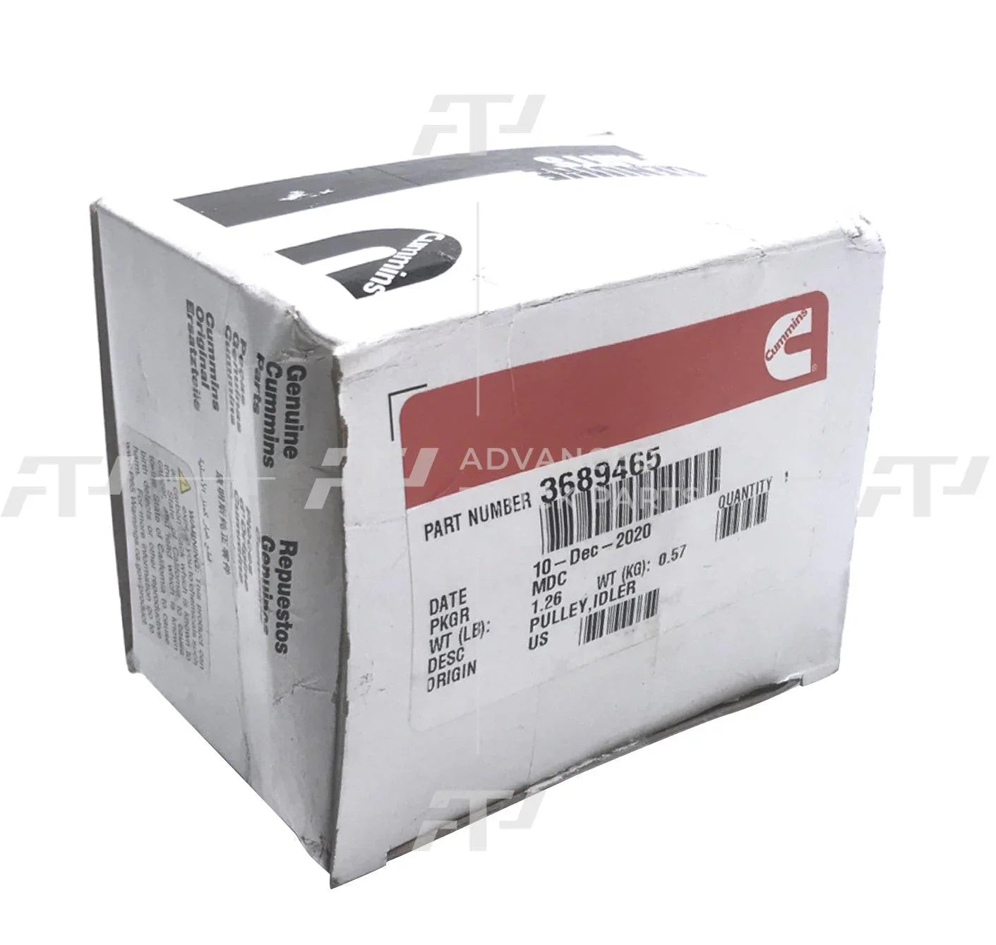 4387229 Genuine Cummins Drive Belt Idler Pully For Cummins Isx