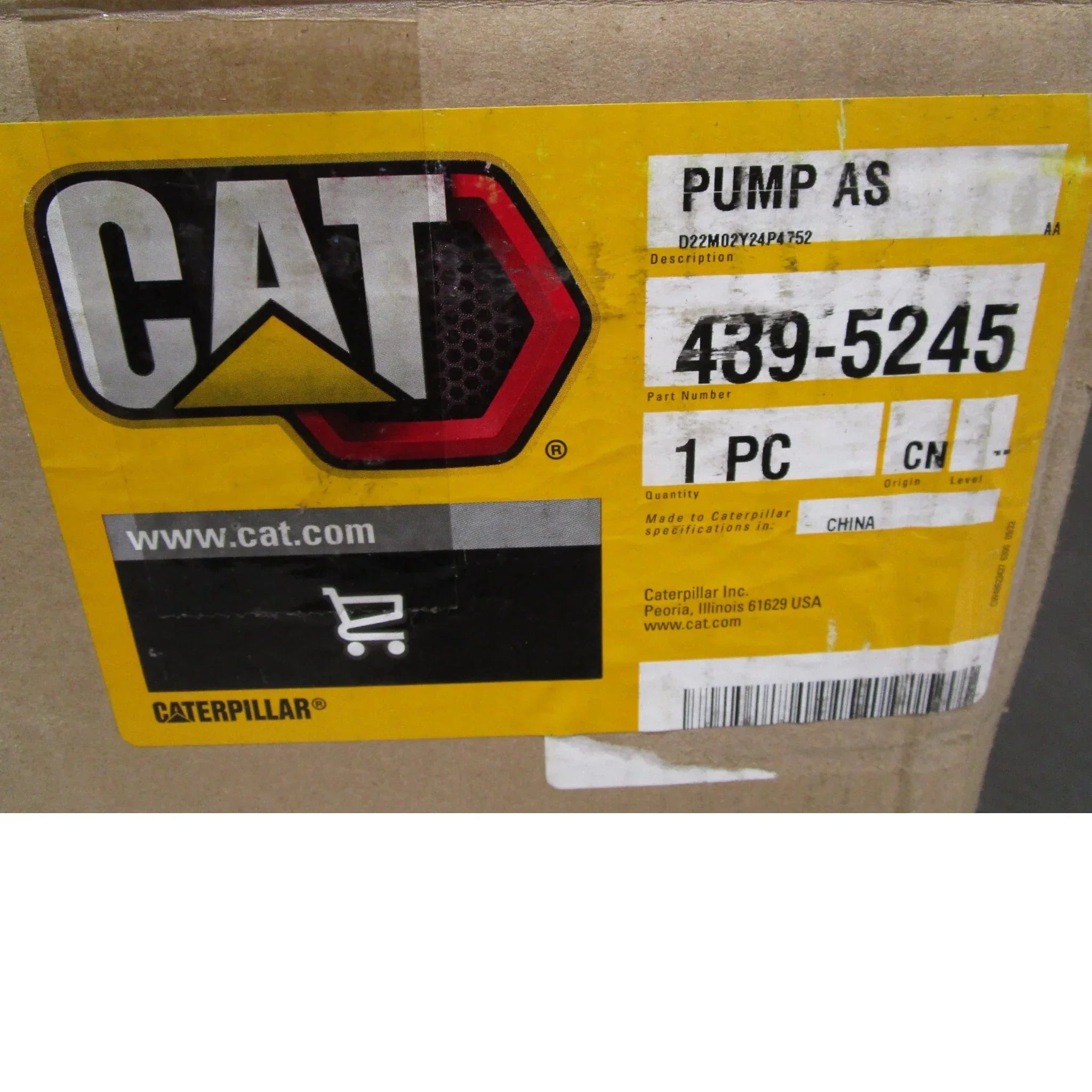 4395245 CAT 689 Bar Manual Hydraulic Pump