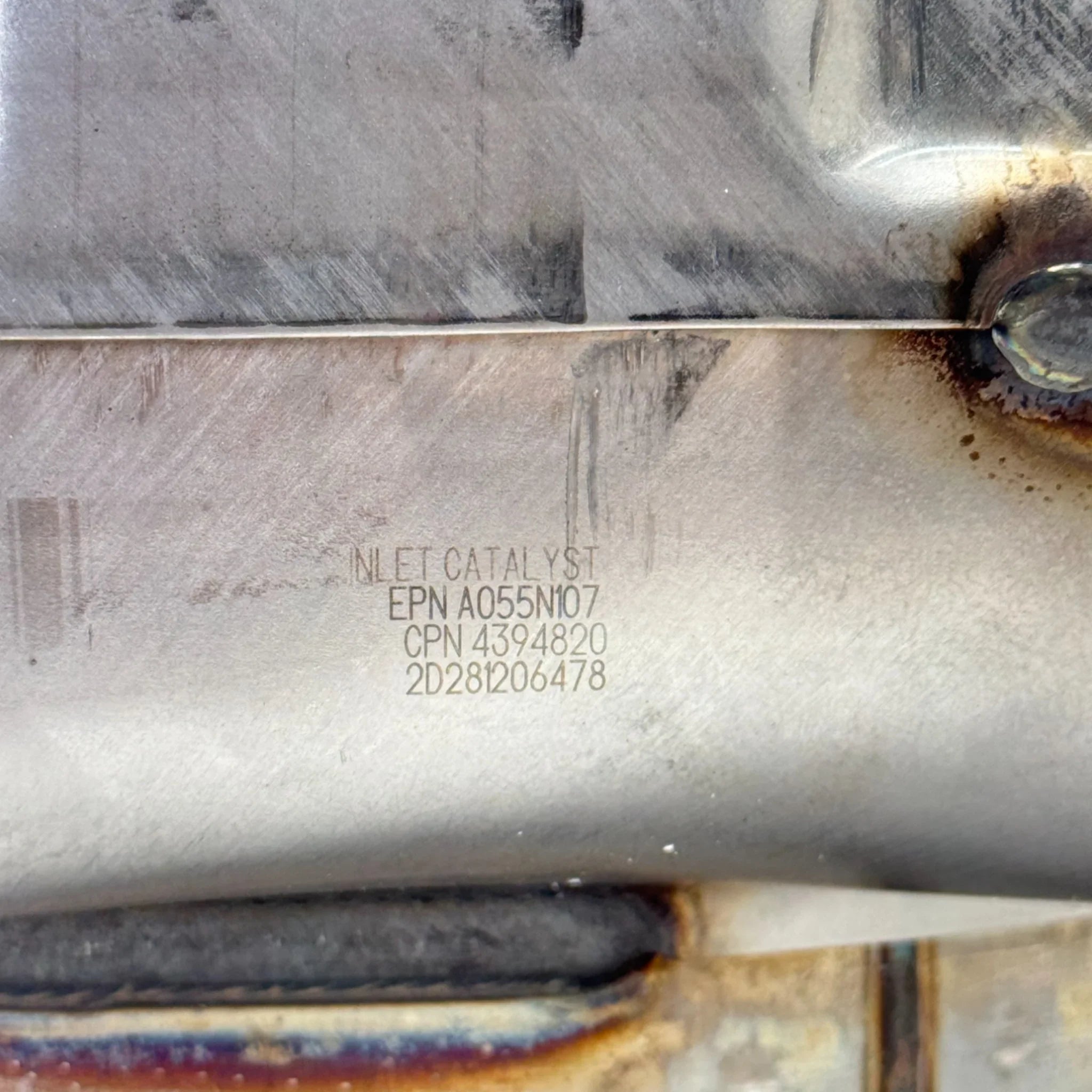 4394820rx Genuine Cummins Inlet Catalyst Module For Cummins