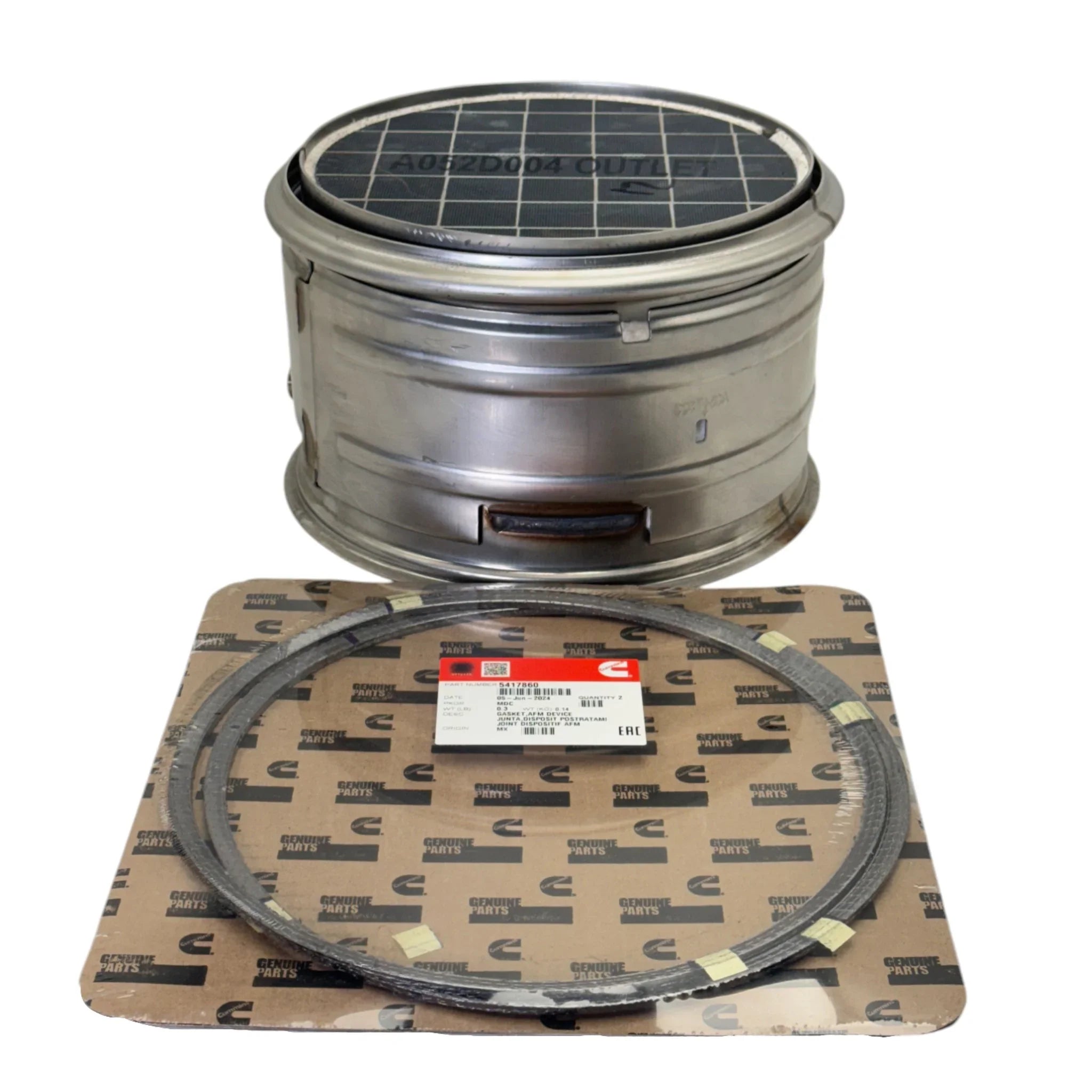 4395139NX Genuine Cummins Particulate Filter Module Kit