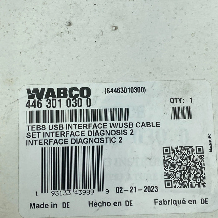 4463010300 Genuine Wabco Diagnostic Interface Unit