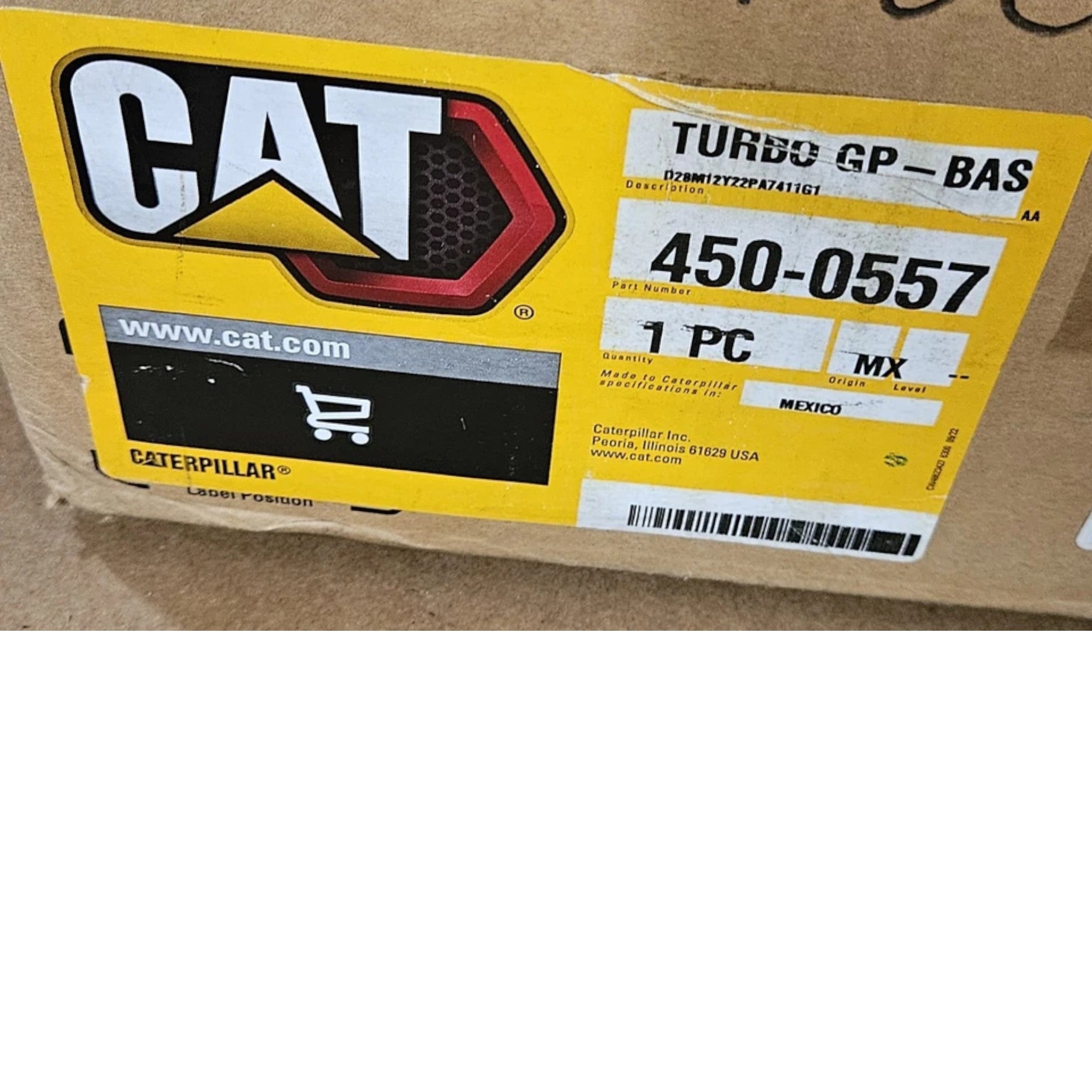 450-0557 Genuine CAT Turbocharger