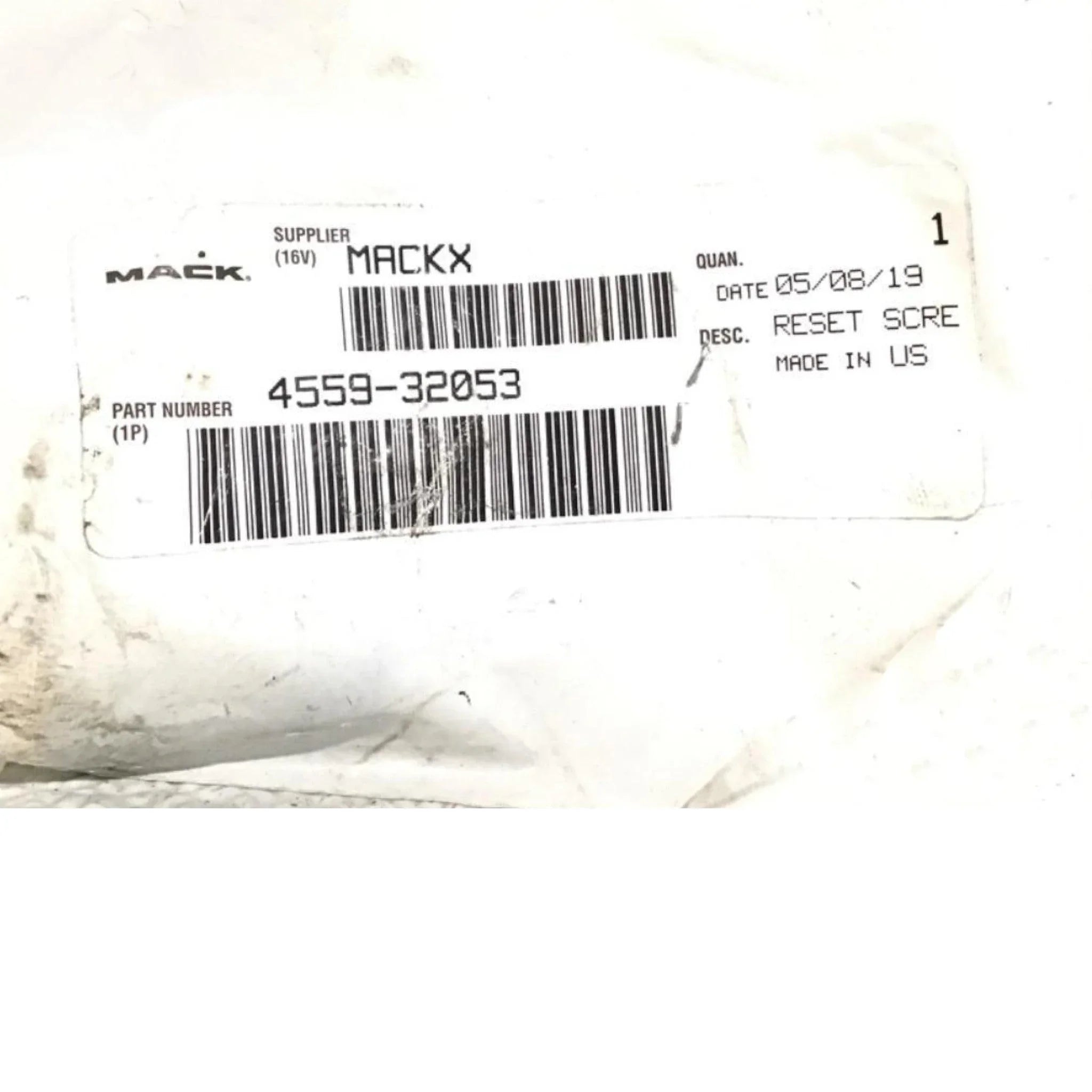4559-32053 Genuine Volvo Reset Screw Assy - Truck To Trailer
