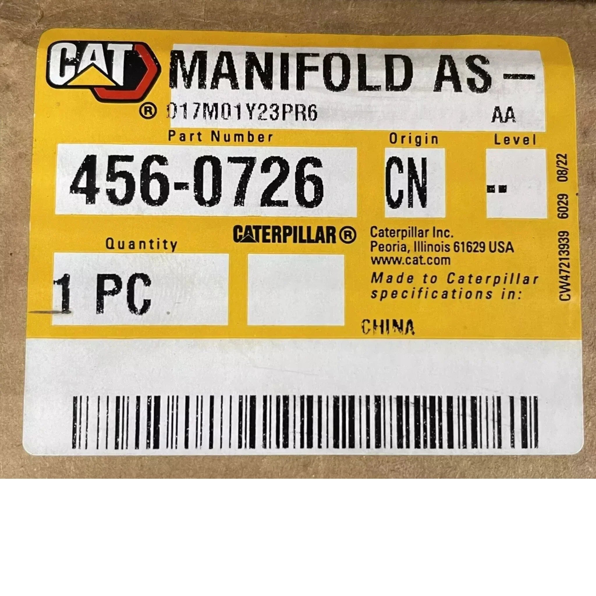 4560726 Genuine Cat DEF Module Manifold