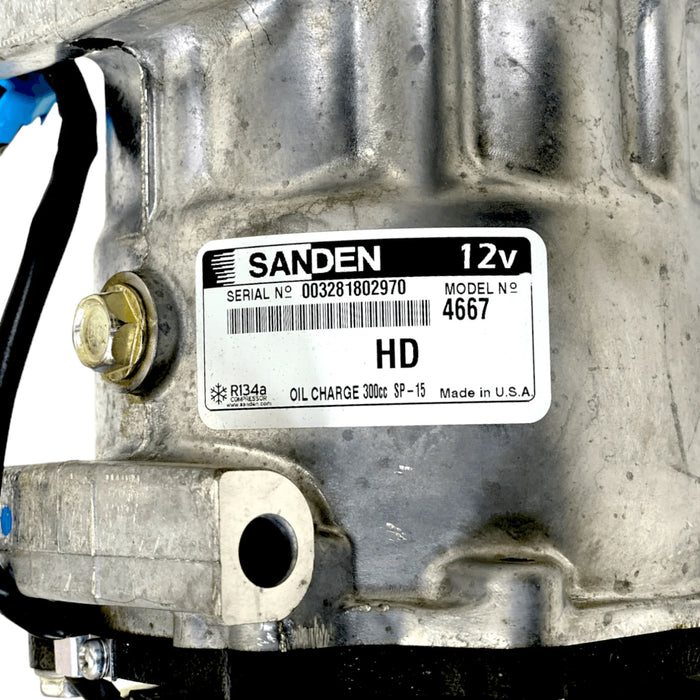 4667 Genuine Sanden A/C Compressor