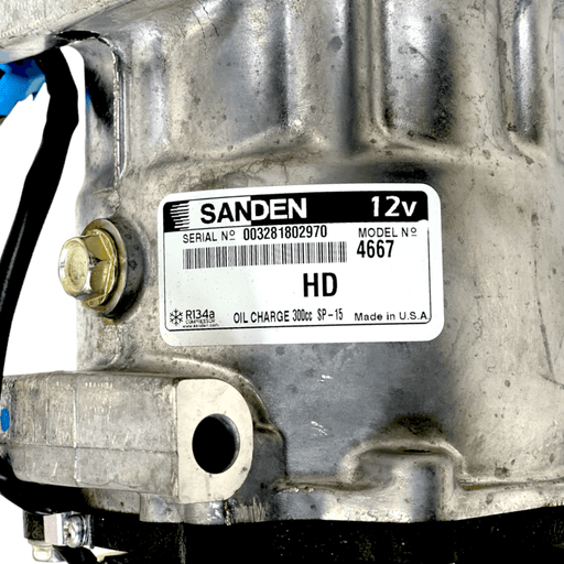 4667 Genuine Sanden A/C Compressor - ADVANCED TRUCK PARTS