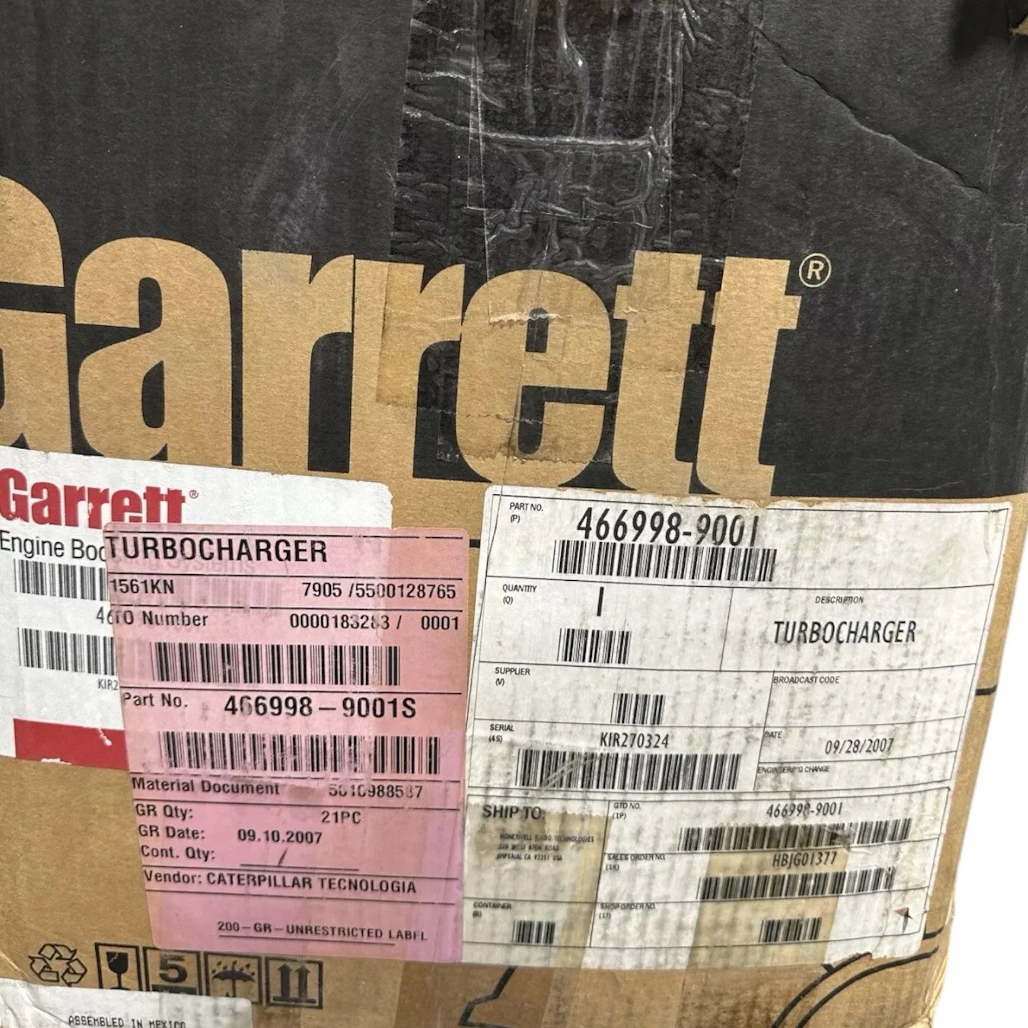 23515894 Genuine Detroit Diesel Turbocharger TV4502