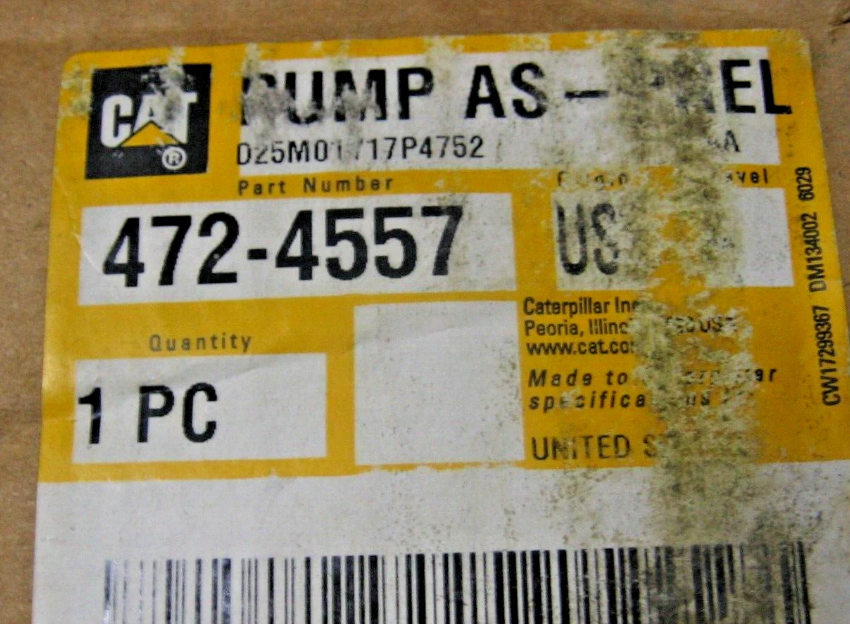 4724557 CAT Hydraulic Gear Pump 24V Electric