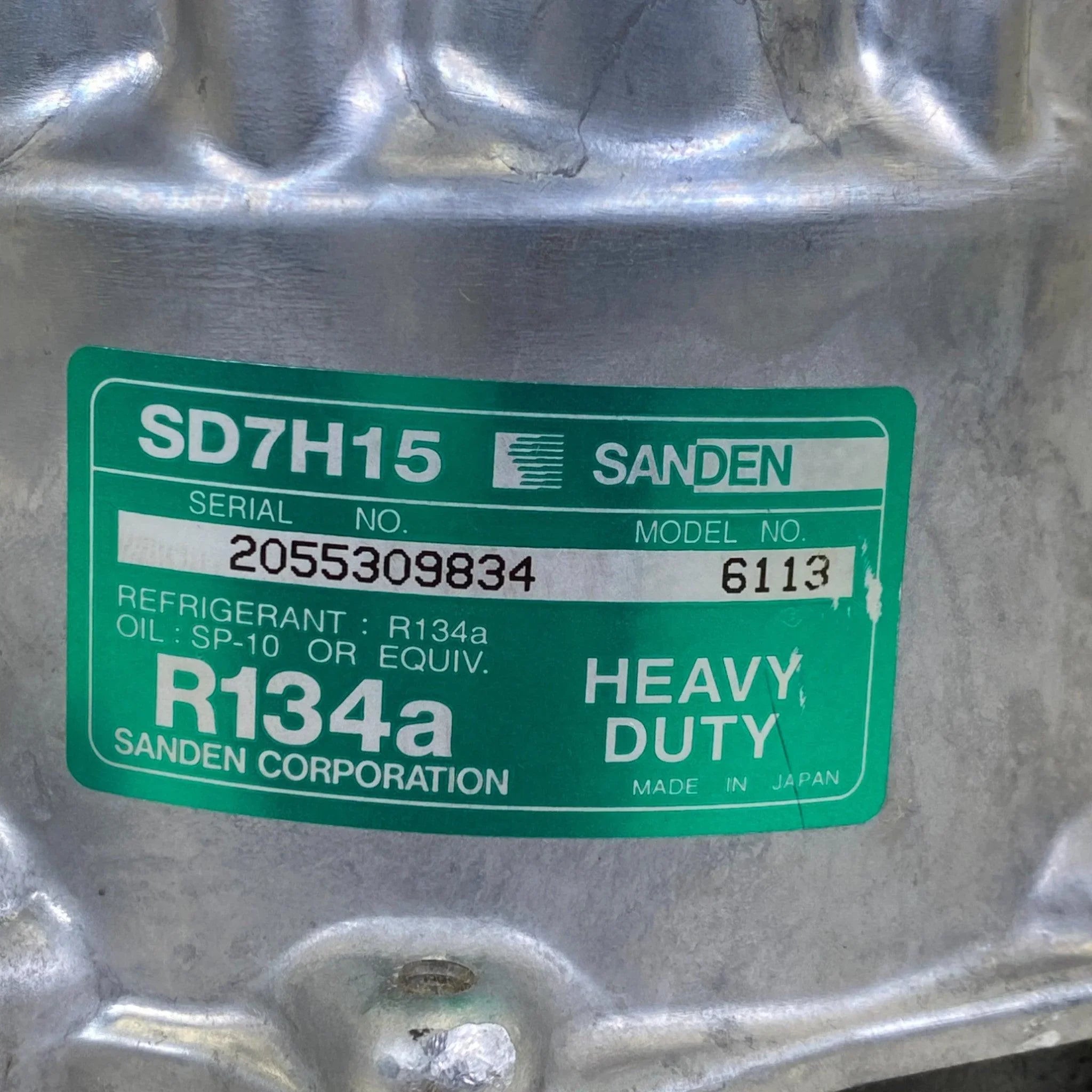 47358876 Genuine CNH Industrial A/C Compressor 6113 — ADVANCED