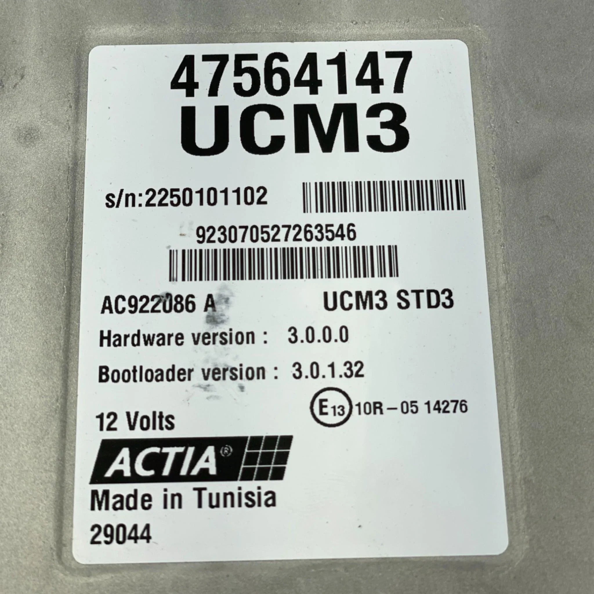 47564147 Genuine Actia Electronic Control UCM3 STD3 New Holland