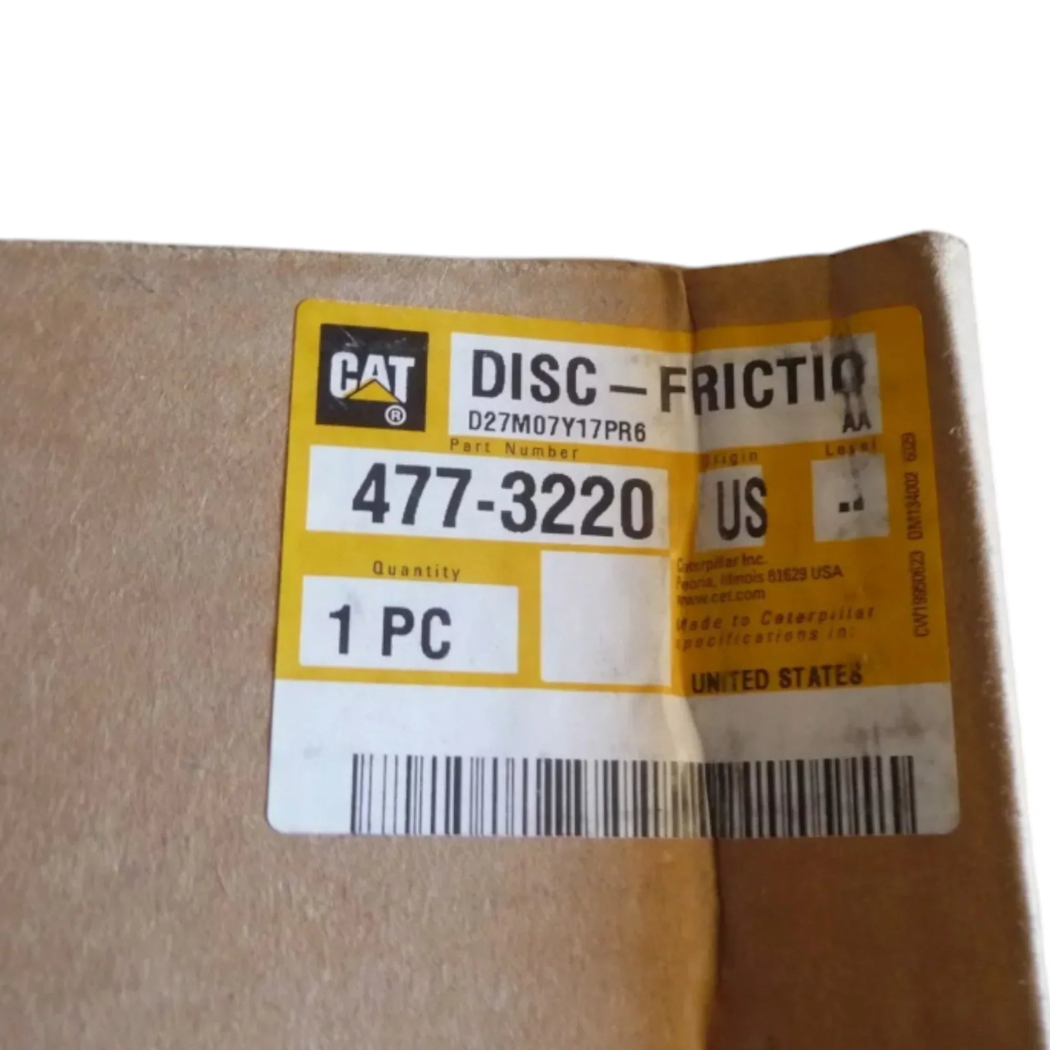 4773220 CAT 419.1mm Outer Diameter Friction Disc