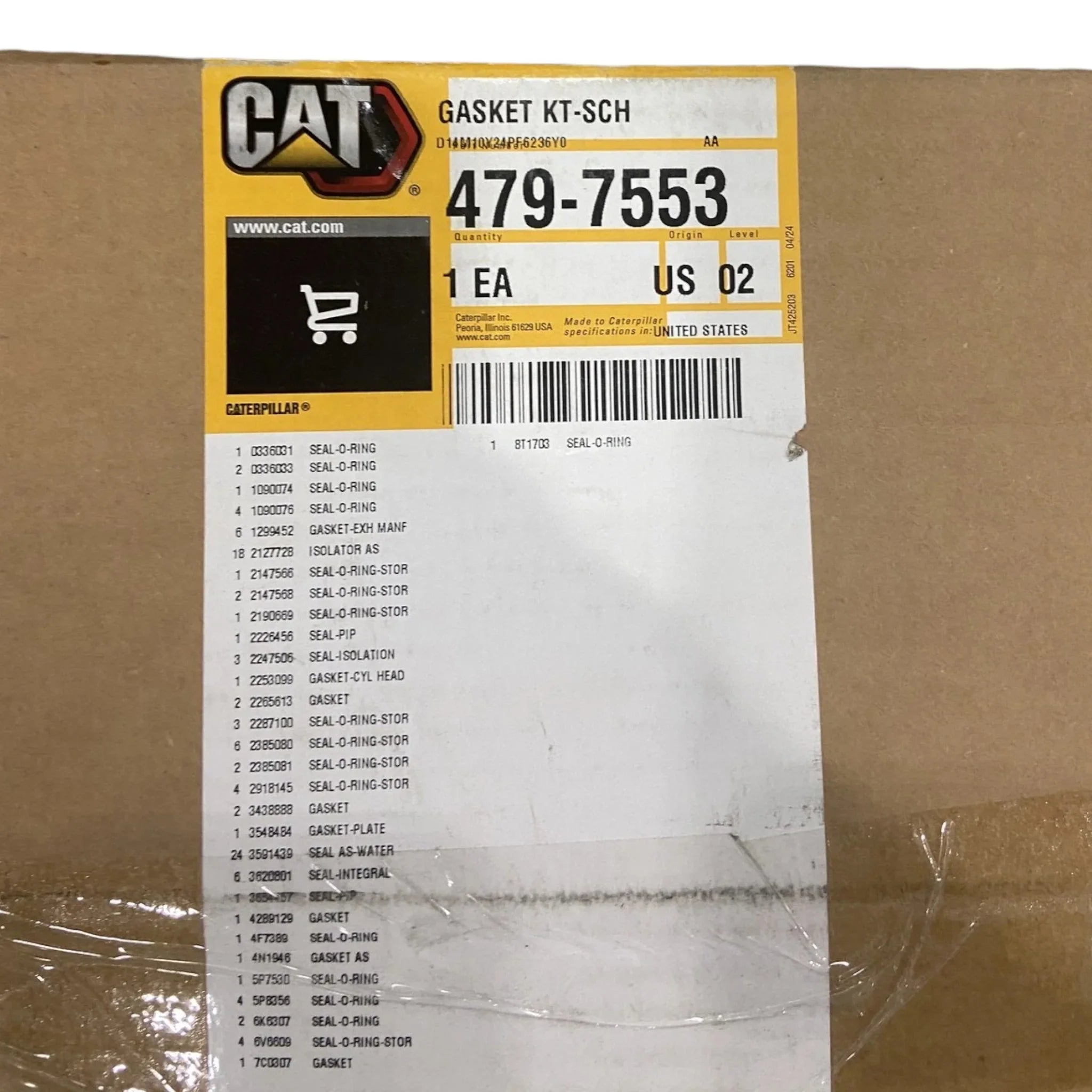 4797553 Genuine CAT Single Cylinder Head Install Kit