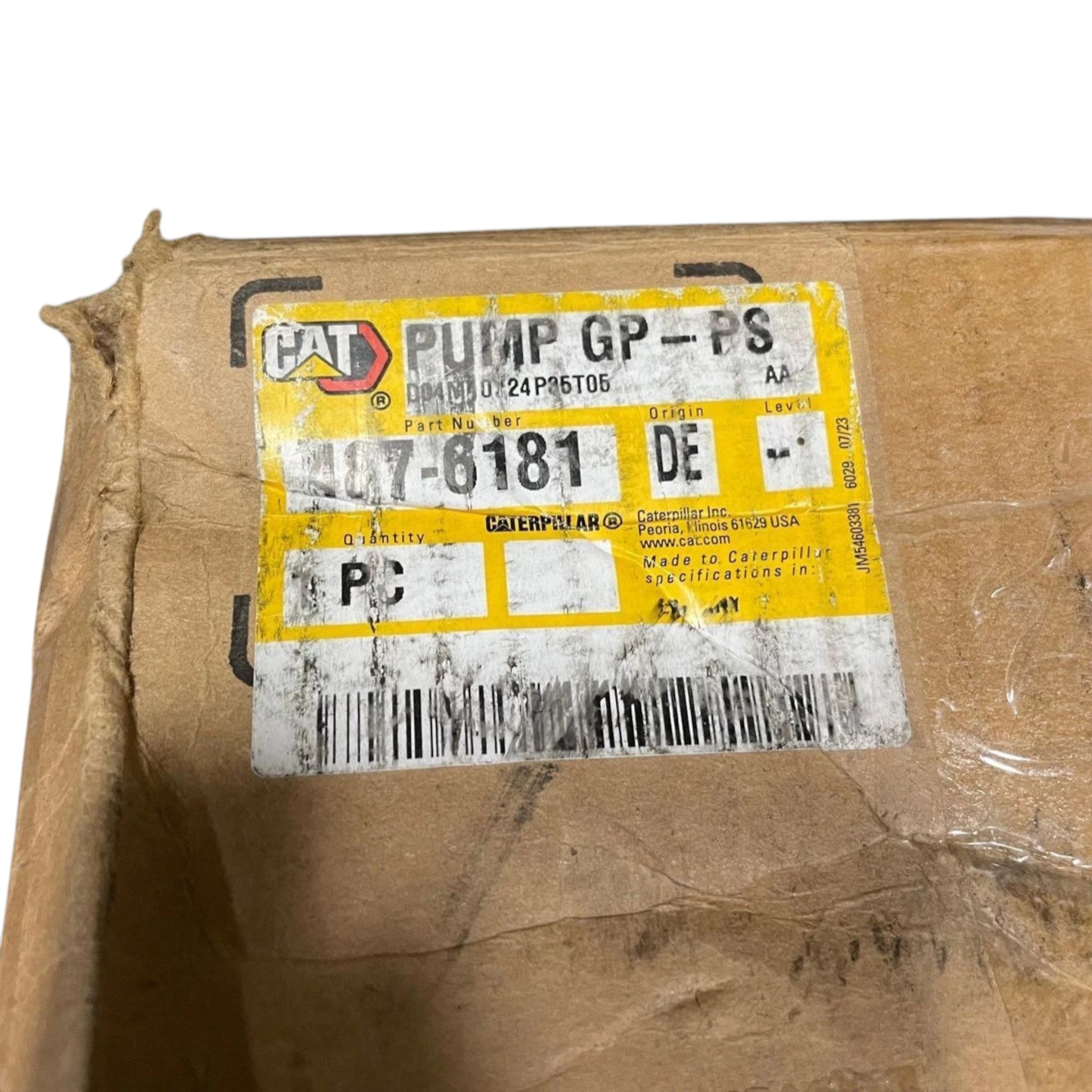 4876181 Genuine CAT Hydraulic Axial Piston Pump