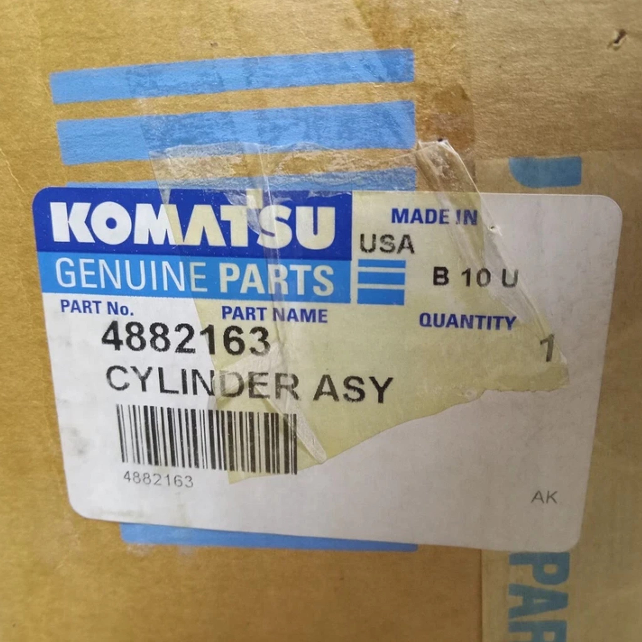 4882163 Genuine Komatsu Brake Hydraulic