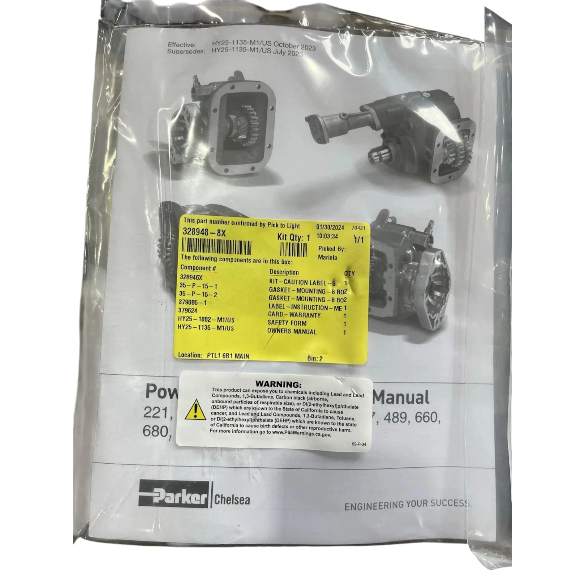 489DQMAX-56RK Genuine Chelsea PTO Assembly