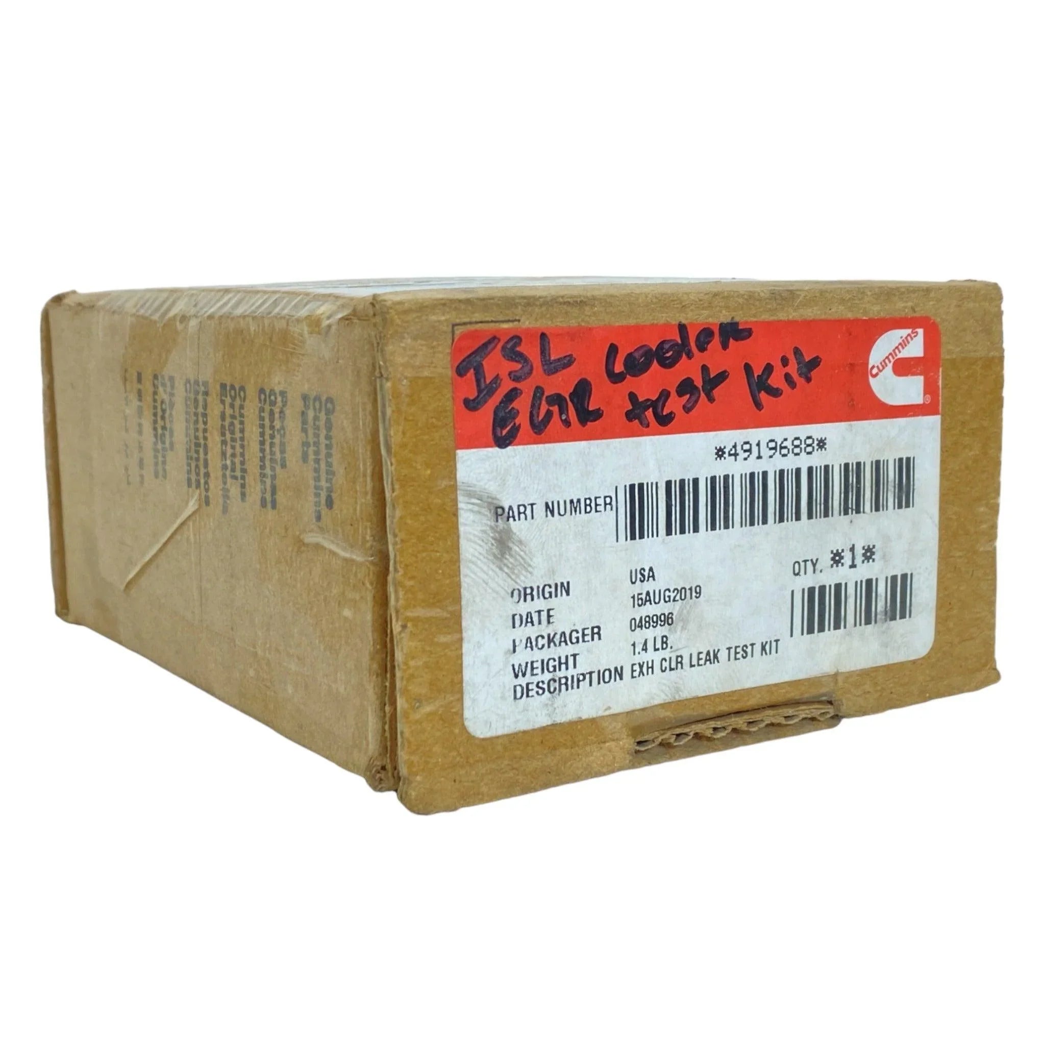 4919688 Genuine Cuminns Exhaust Cooler Leak Test Kit