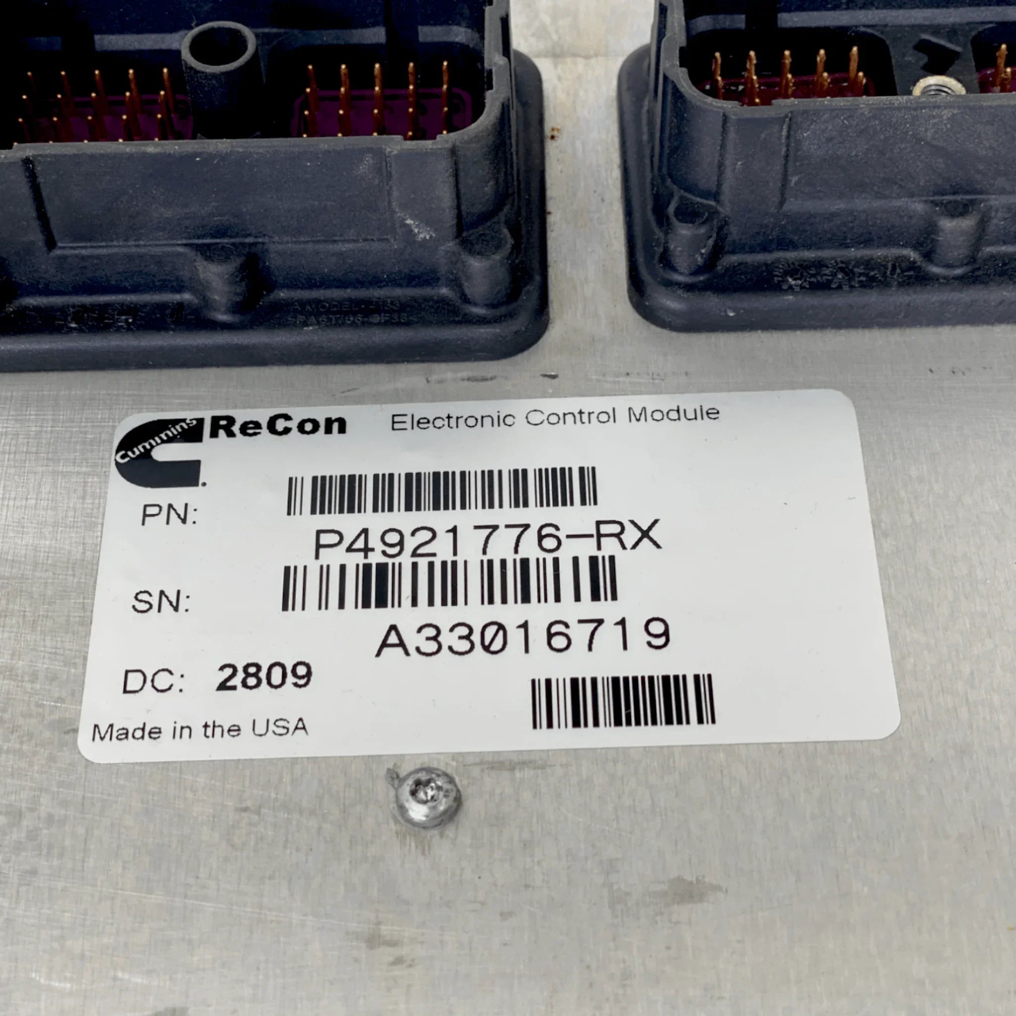 4921776Rx Genuine Cummins Electronic Control Module Ecm