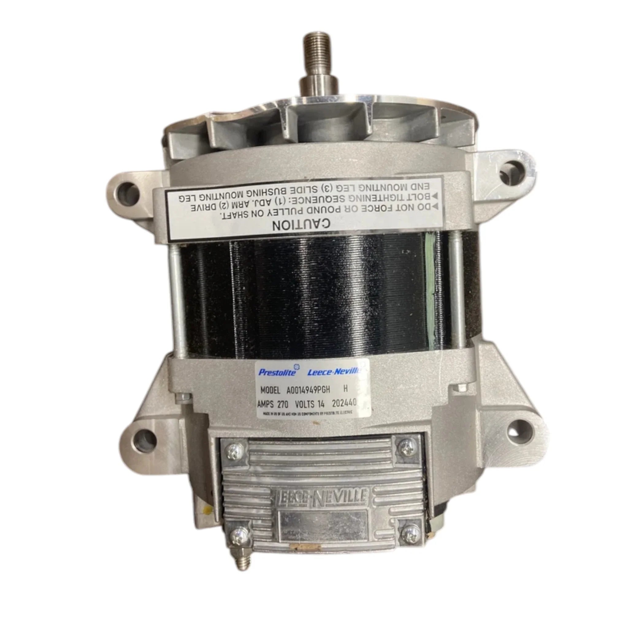 4949PGH Genuine Leece Neville Alternator 12V 270A