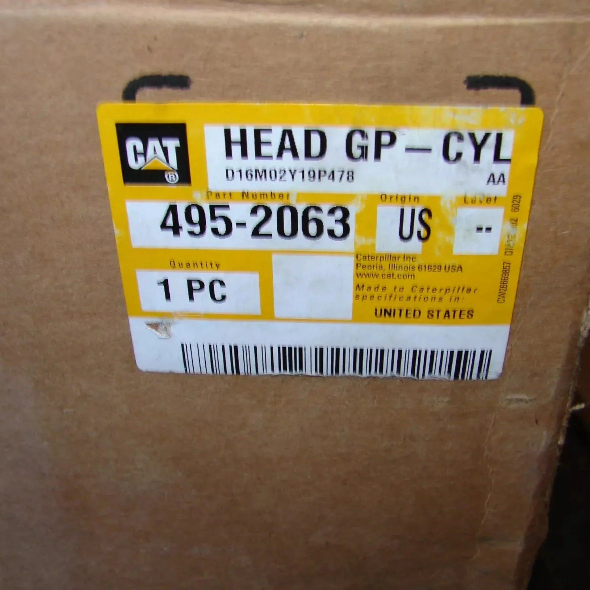 4952063 Caterpillar Engine Cylinder Head