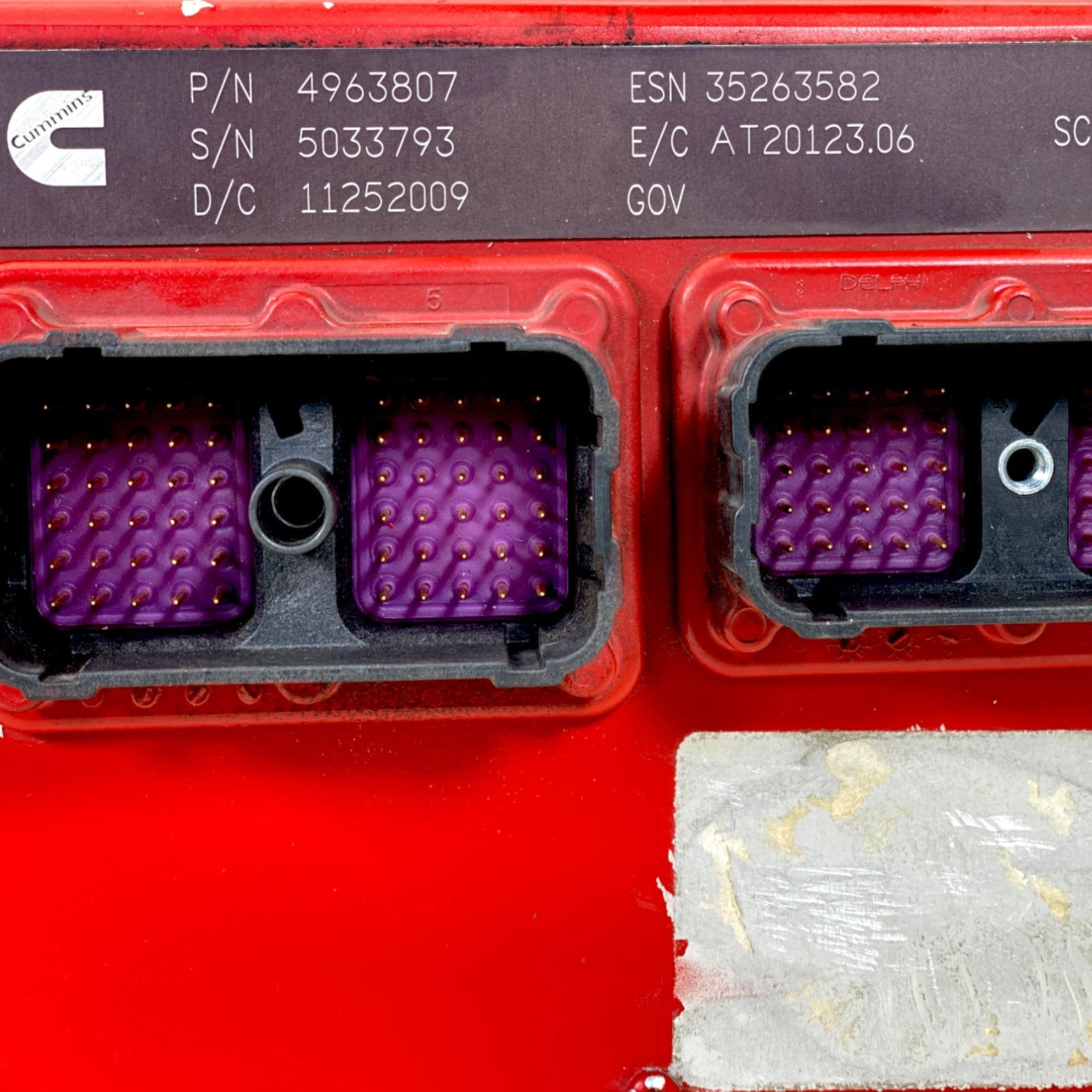 4963807RX Genuine Cummins ECM Electronic Control Module