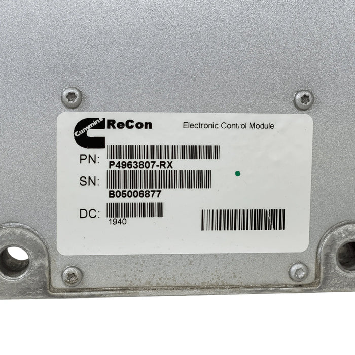 4963807Rx Genuine Cummins Electronic Control Module Ecm