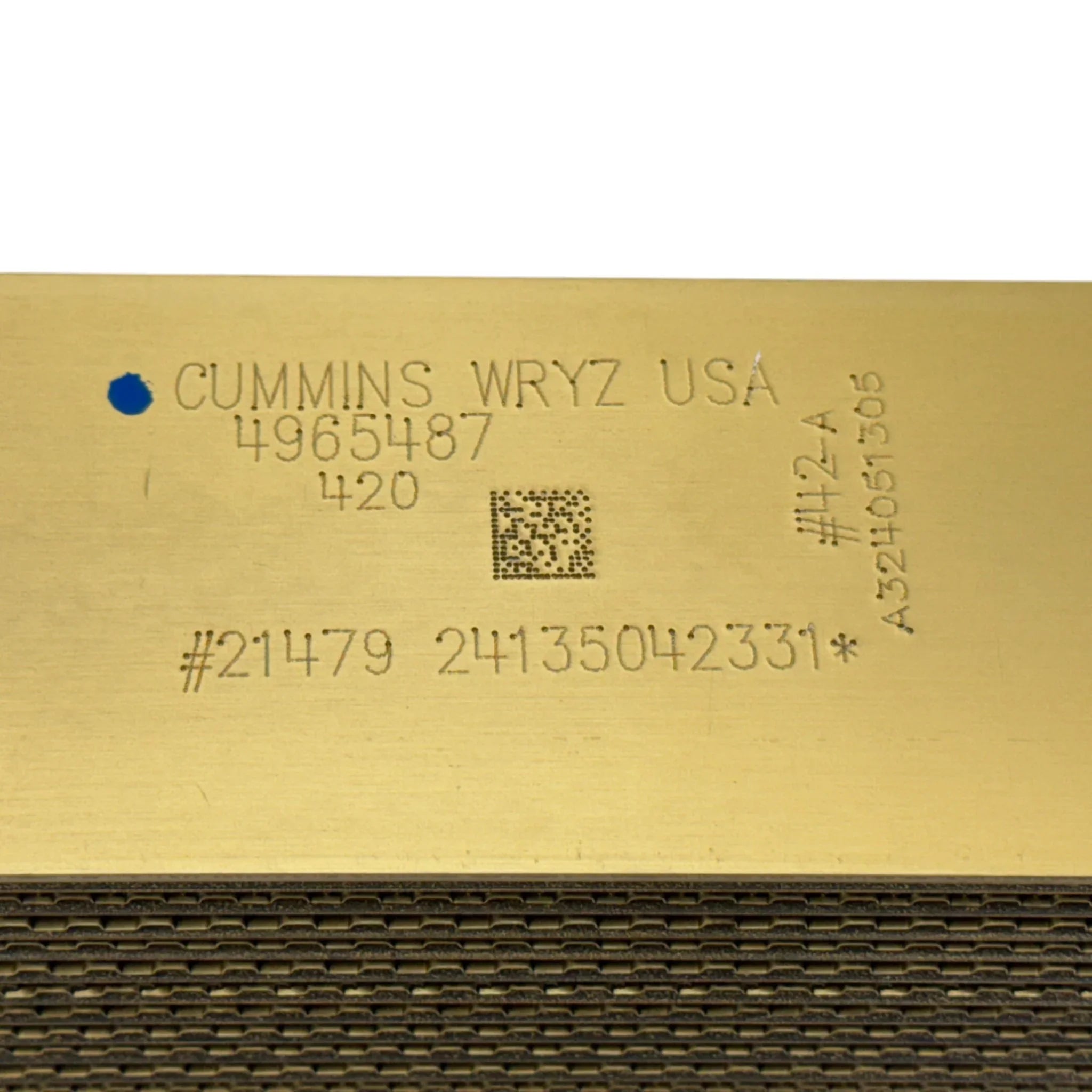 4965487 Genuine Cummins Oil Cooler Core