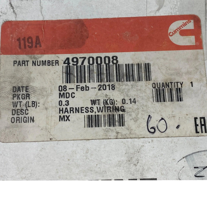 4970008 Genuine Cummins Wiring Harness