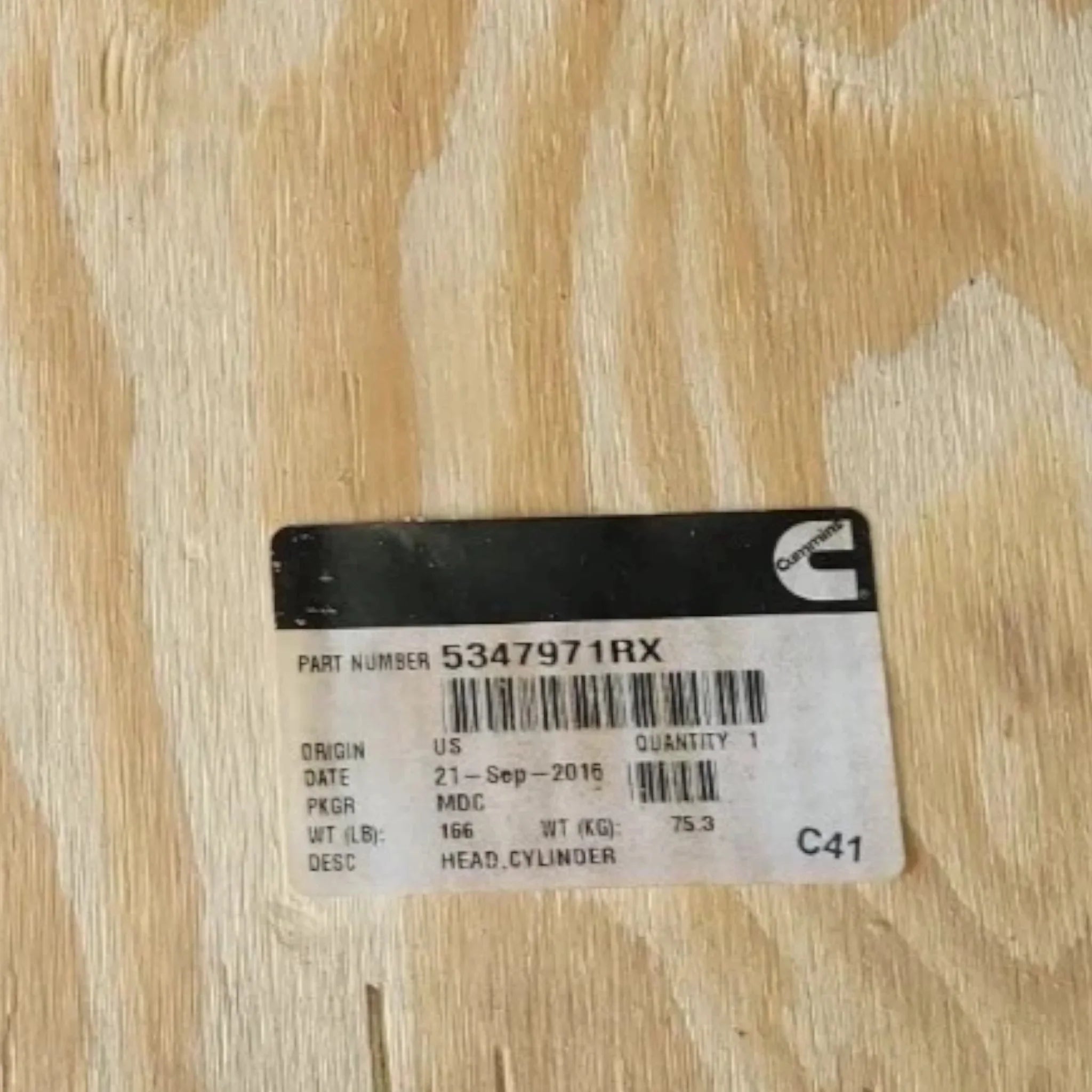 4987958NX Genuine Cummins Cylinder Head 24 Valve