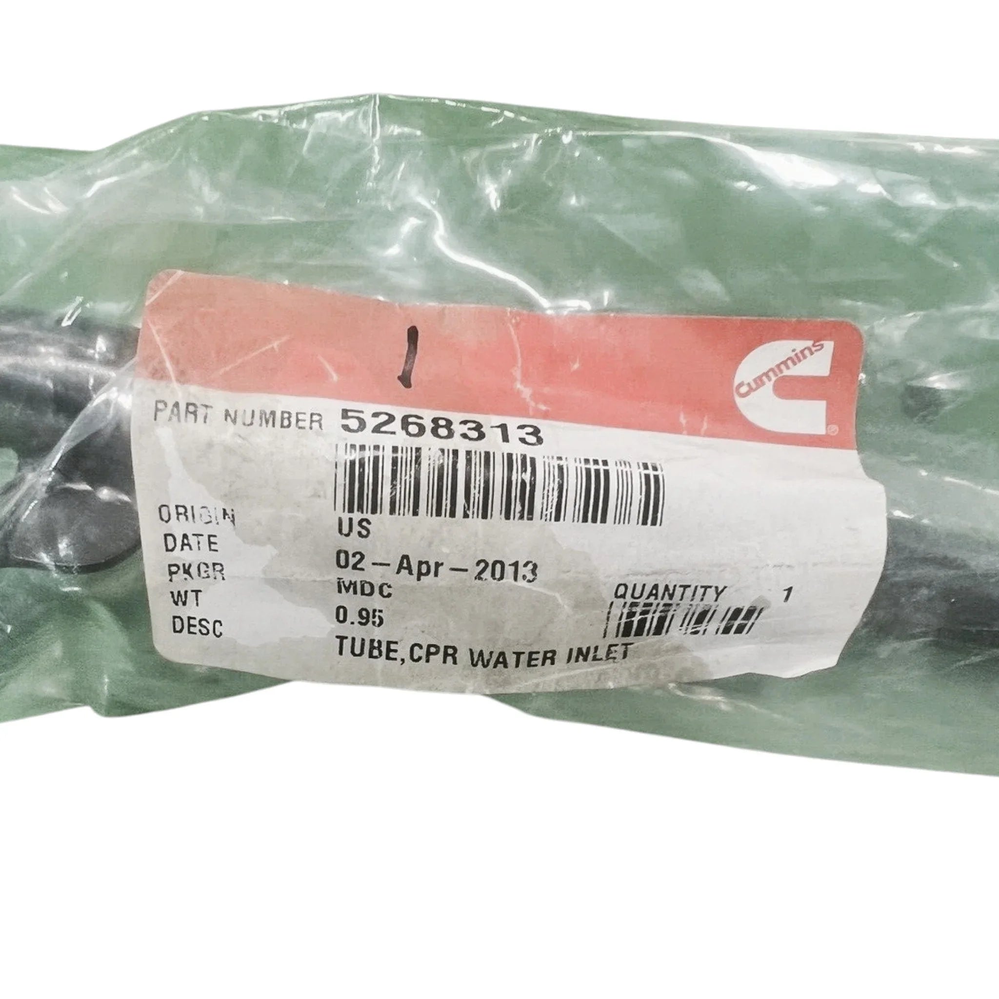4988861 Genuine Cummins Compressor Water Inlet Tube