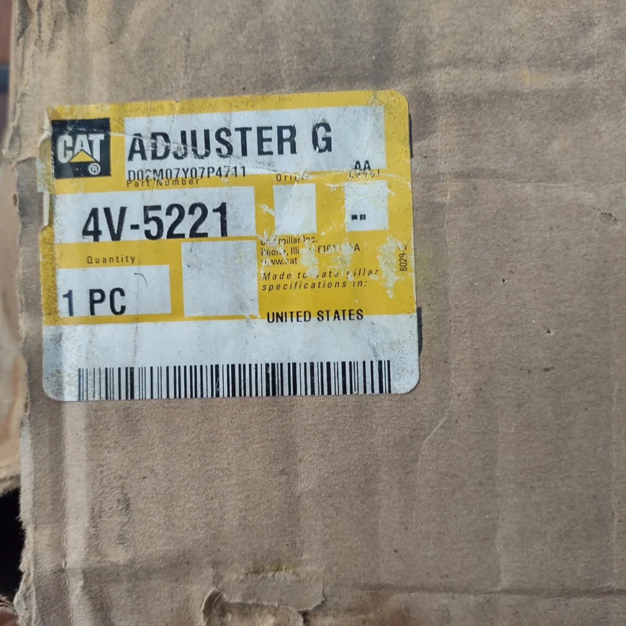 4V5221 Genuine Caterpillar Adjuster G