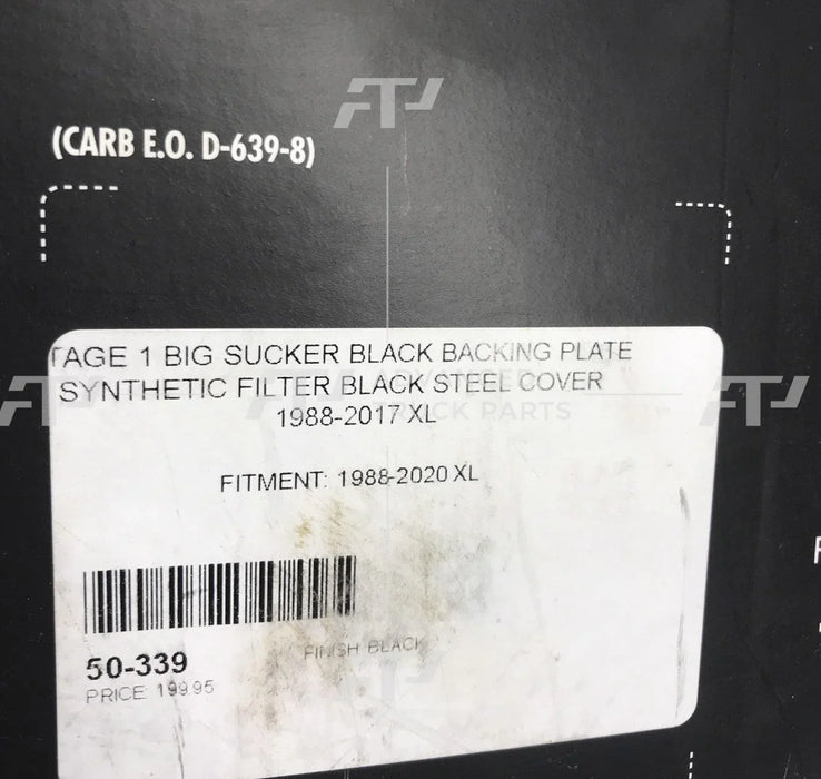 50-339 Arlen Ness Black Air Filter Kit For 96-19 Harley Davidson Xk100C
