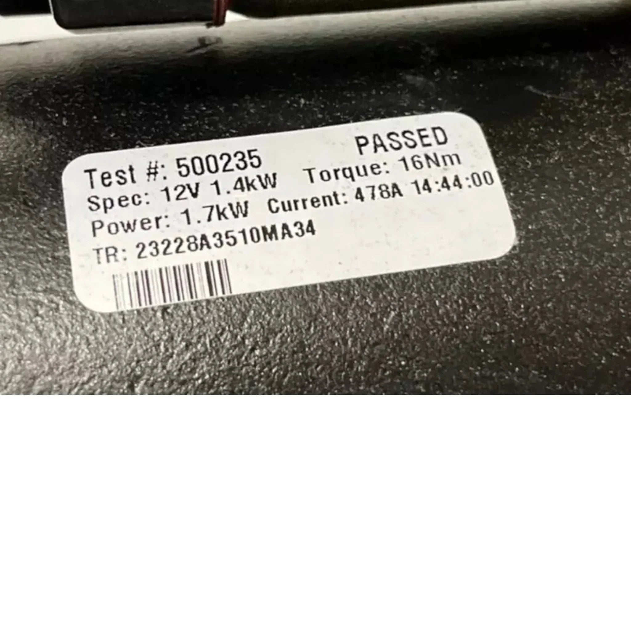 500235 Genuine Wilson Starter 12V 1.4kW