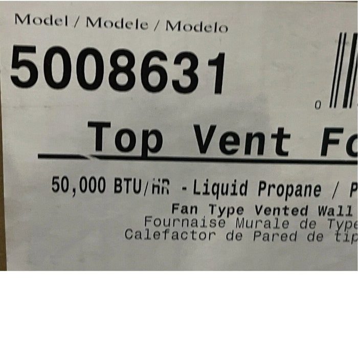 5008631 Williams Wall Vented Heater