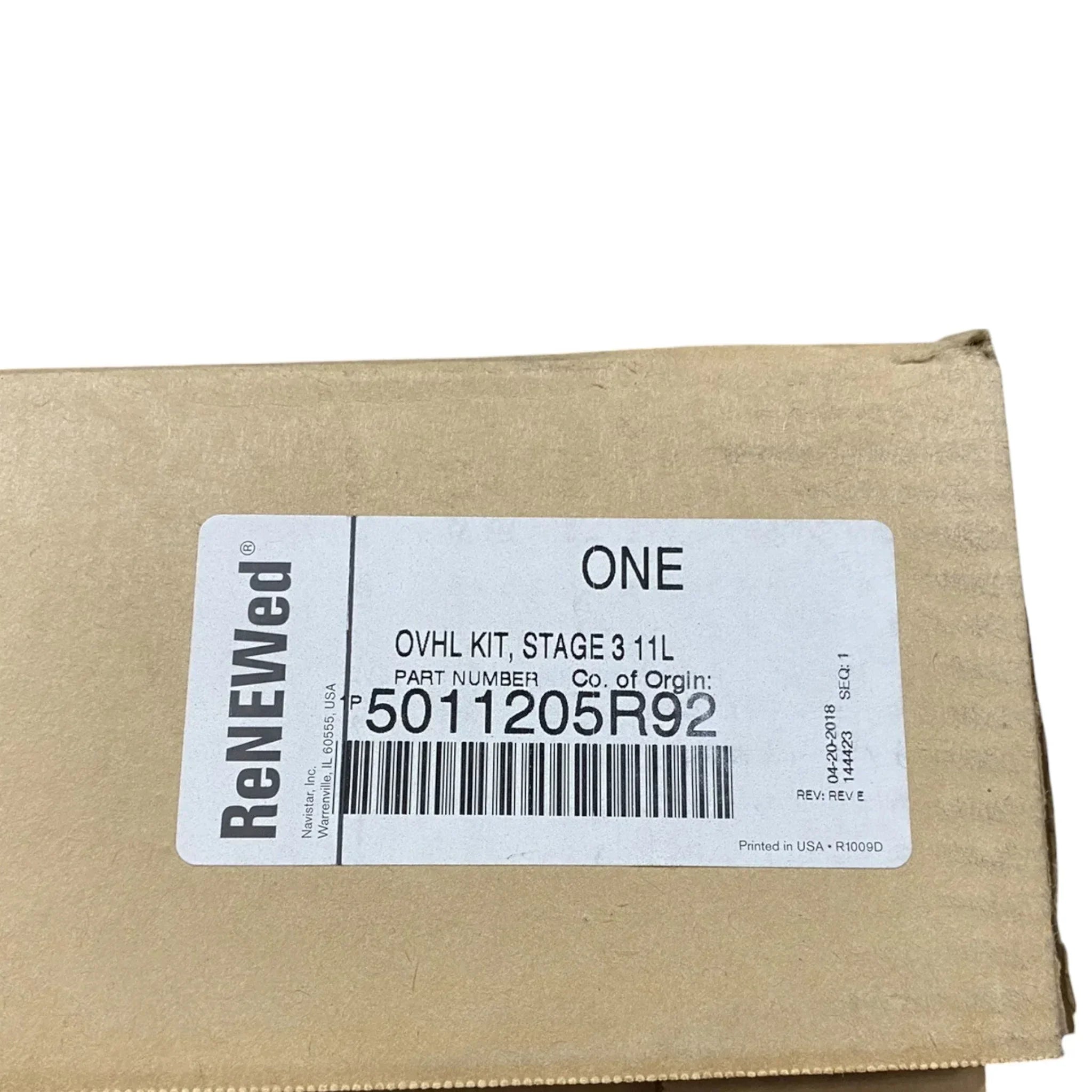 5011205R91 Genuine International Engine Overhaul Kit