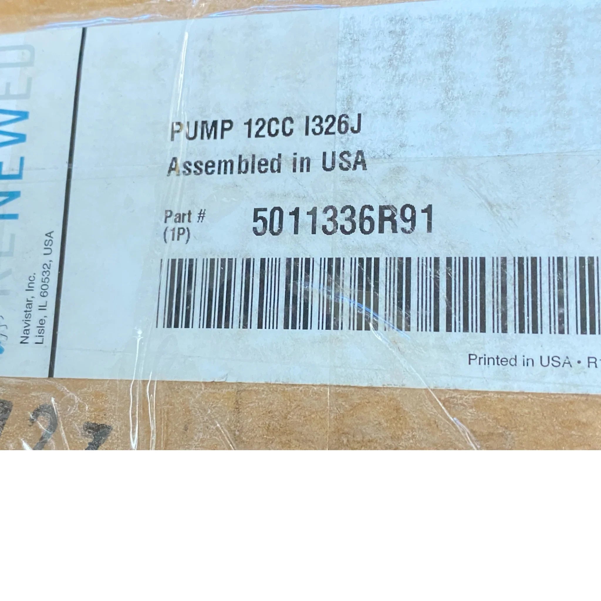 5011336R91 Genuine International High Pressure Fuel Pump