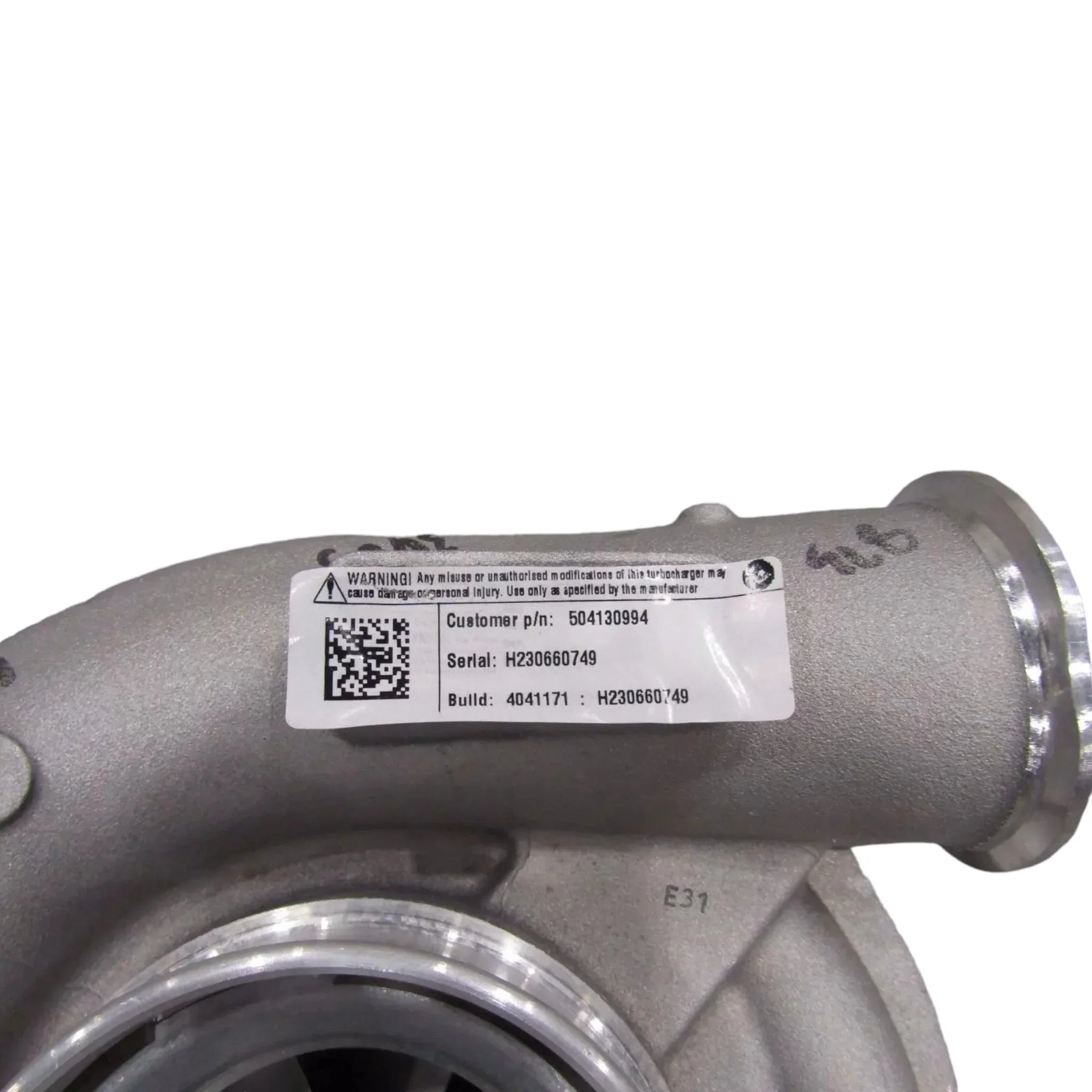 504130994 Genuine Holset Turbocharger HX55 – ADVANCED TRUCK PARTS
