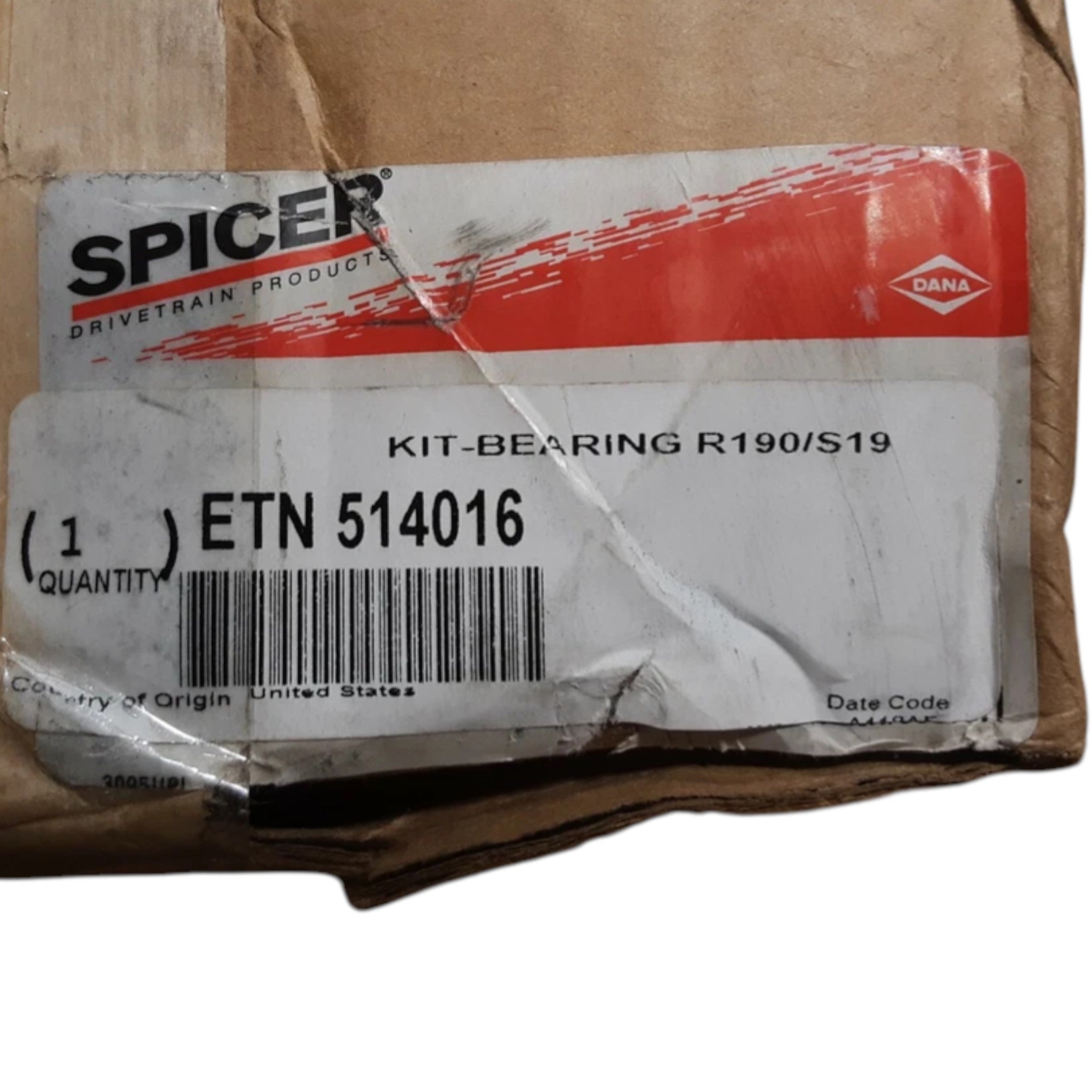ETN514016 Dana Spicer Differential Bearing Kit