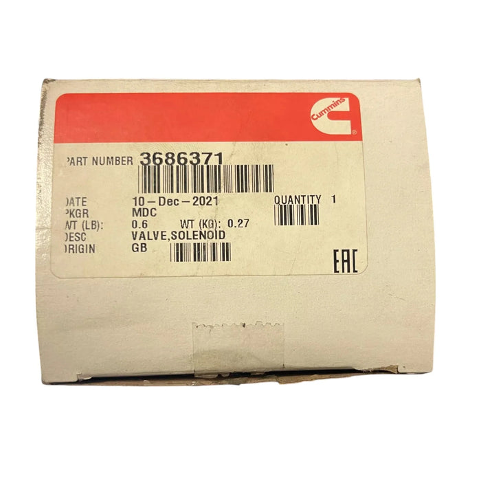 5297736 Genuine Cummins Solenoid Valve