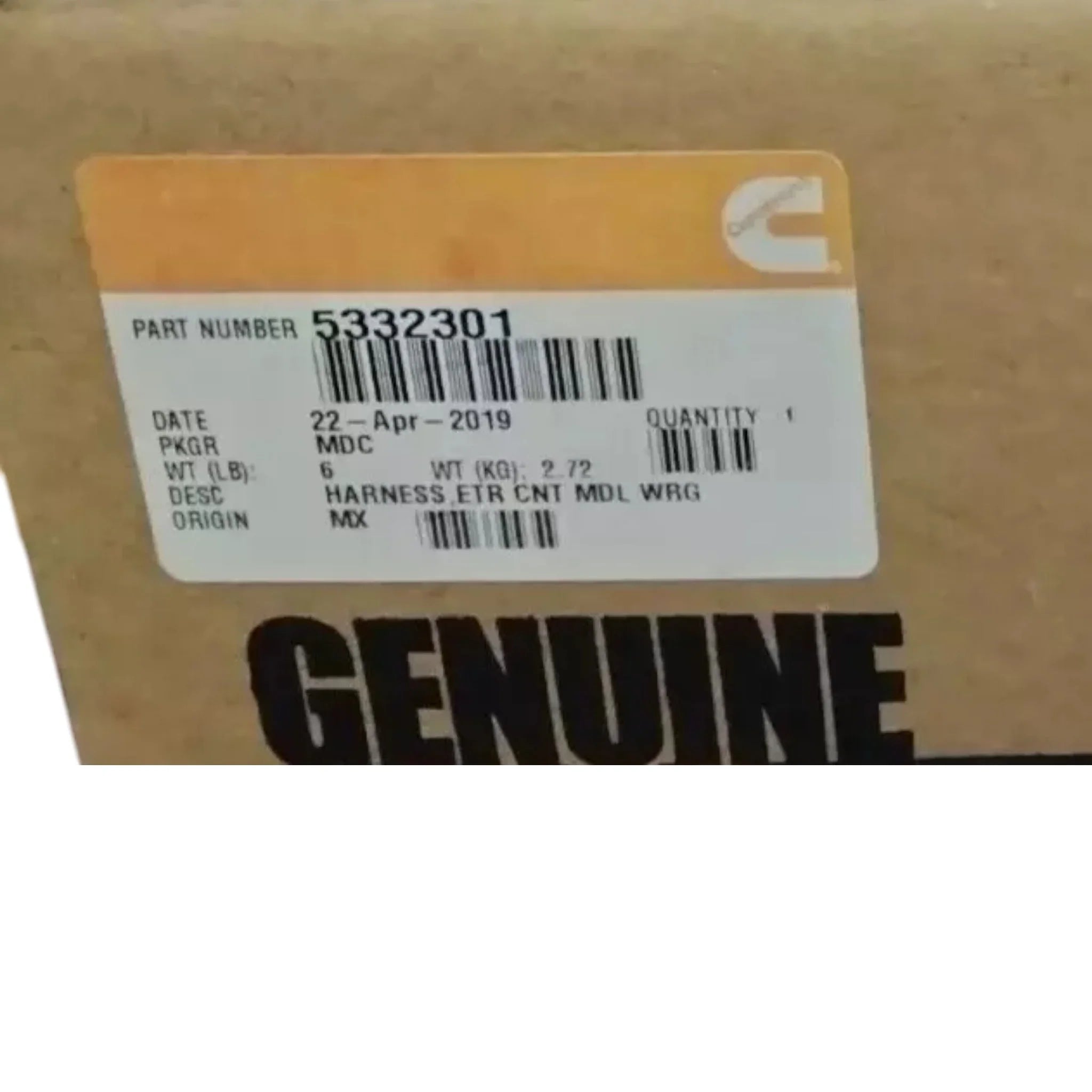 5332301 Genuine Cummins Electronic Wiring Harness