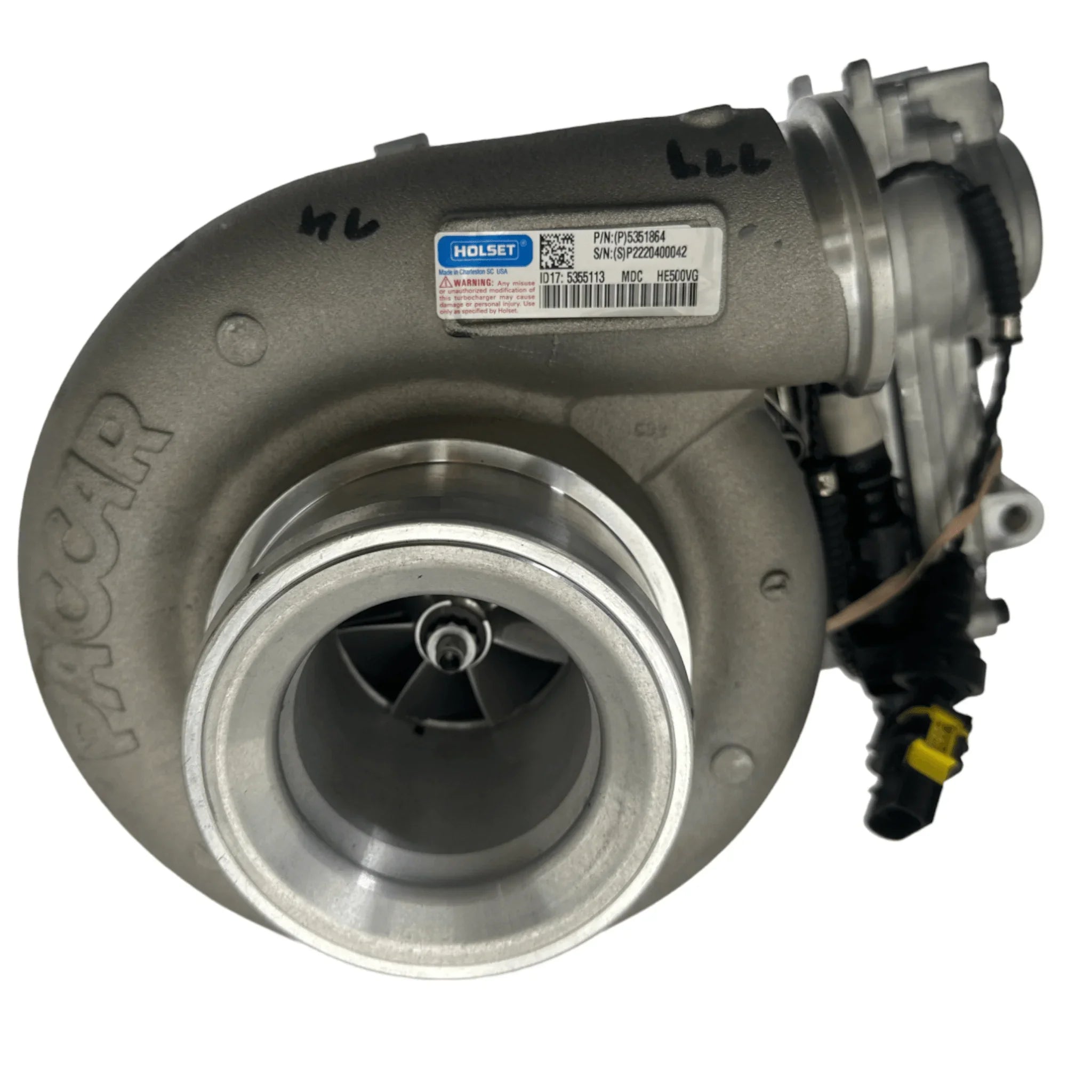 5355112 Genuine Paccar Mx 13 Epa 10 Holset Turbocharger With Actuator