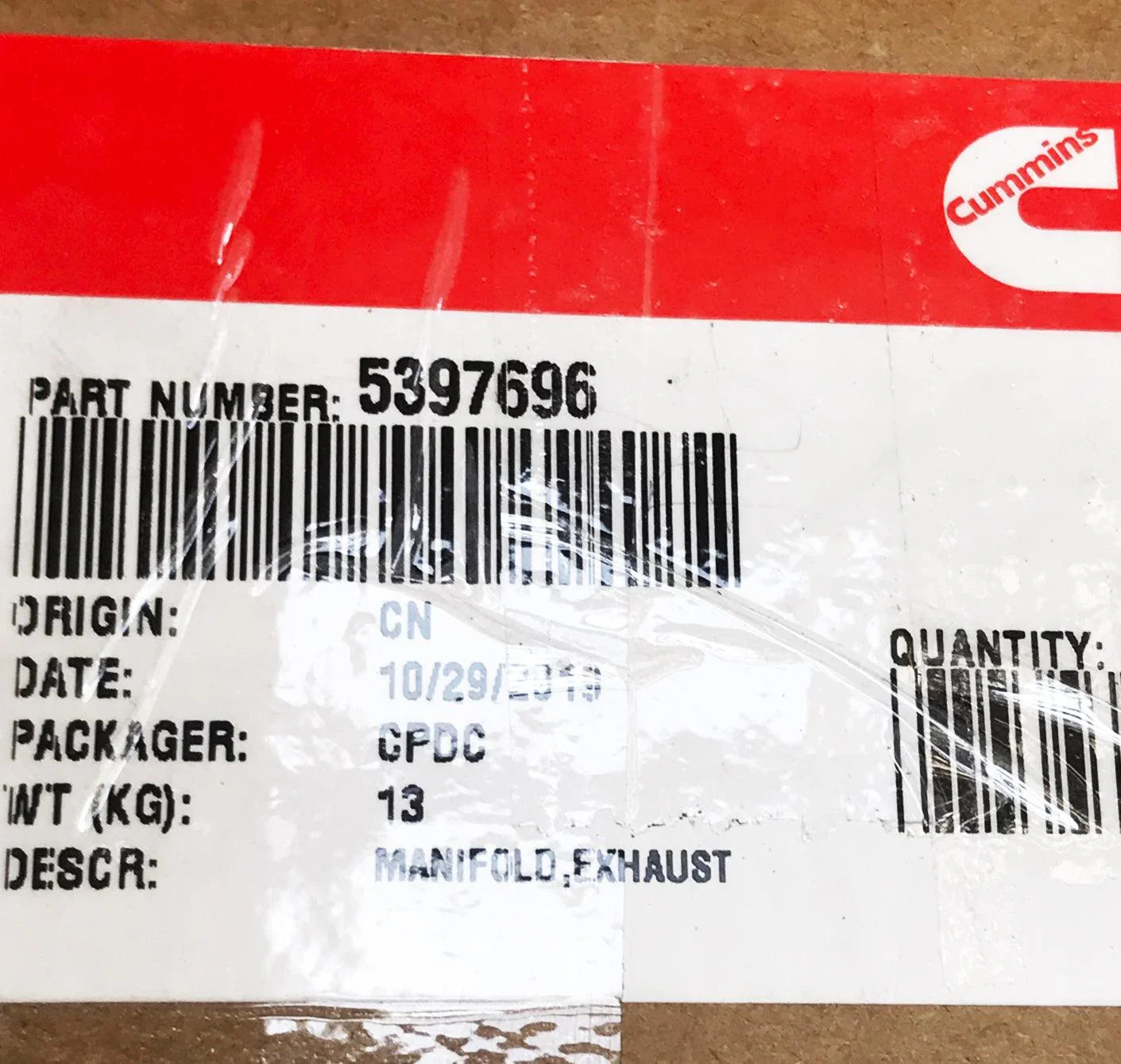 5397696 Genuine Cummins Exhaust Manifold